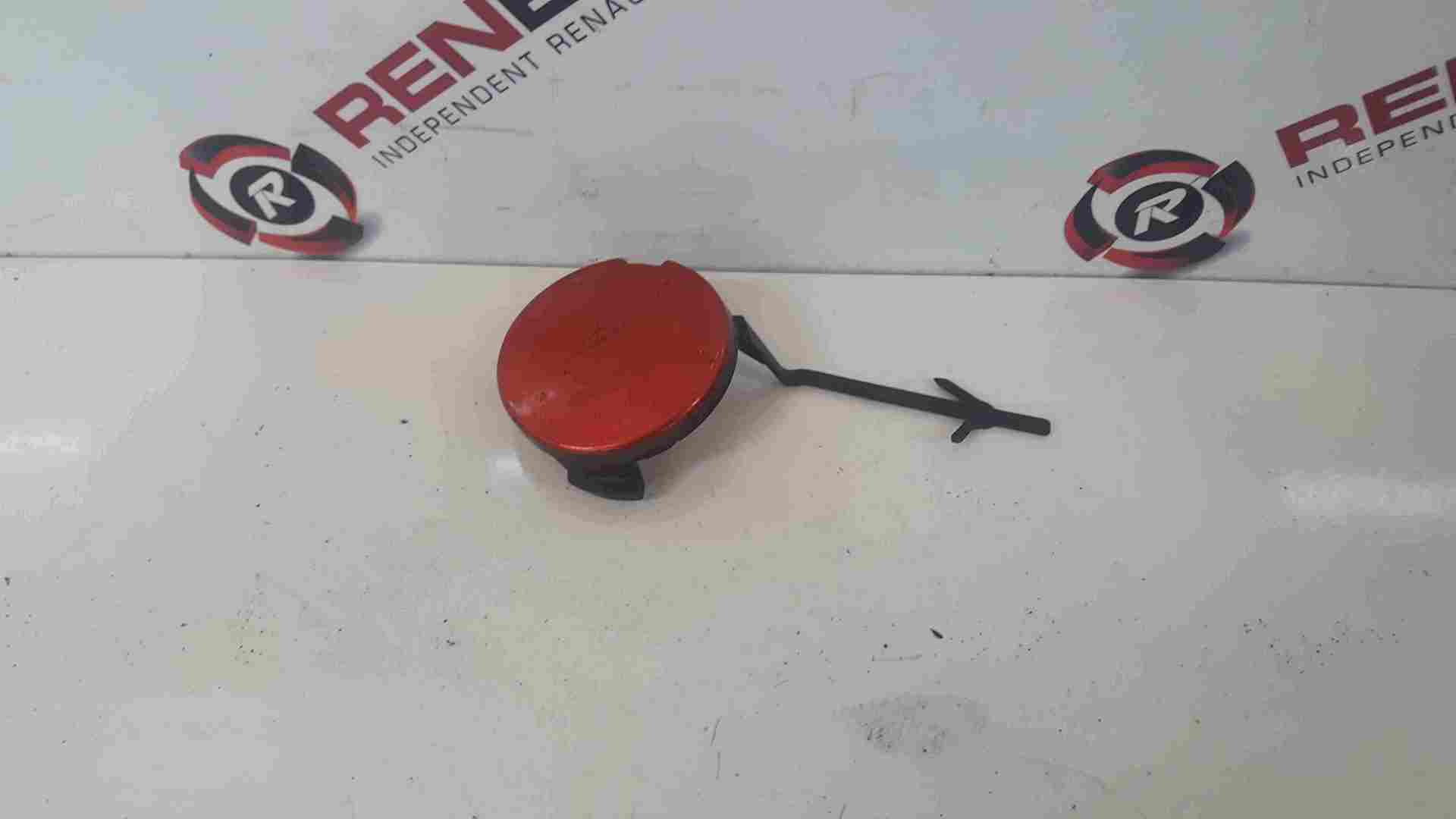 Renault Clio MK4 2013-2018 Towing Eye Hook Cover Bumper Red TENNP
