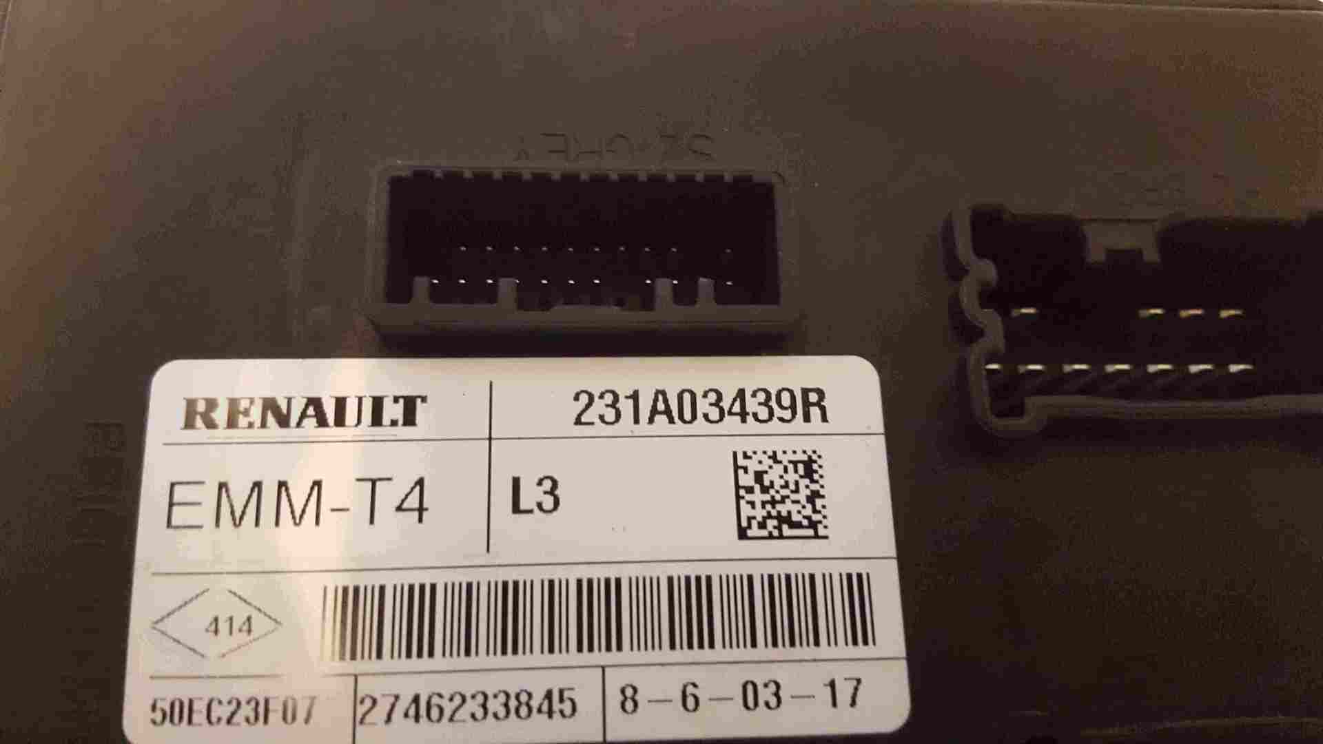 Thumb 2 Renault Clio MK4 2013-2018 UCH BCM Module 231A03439R