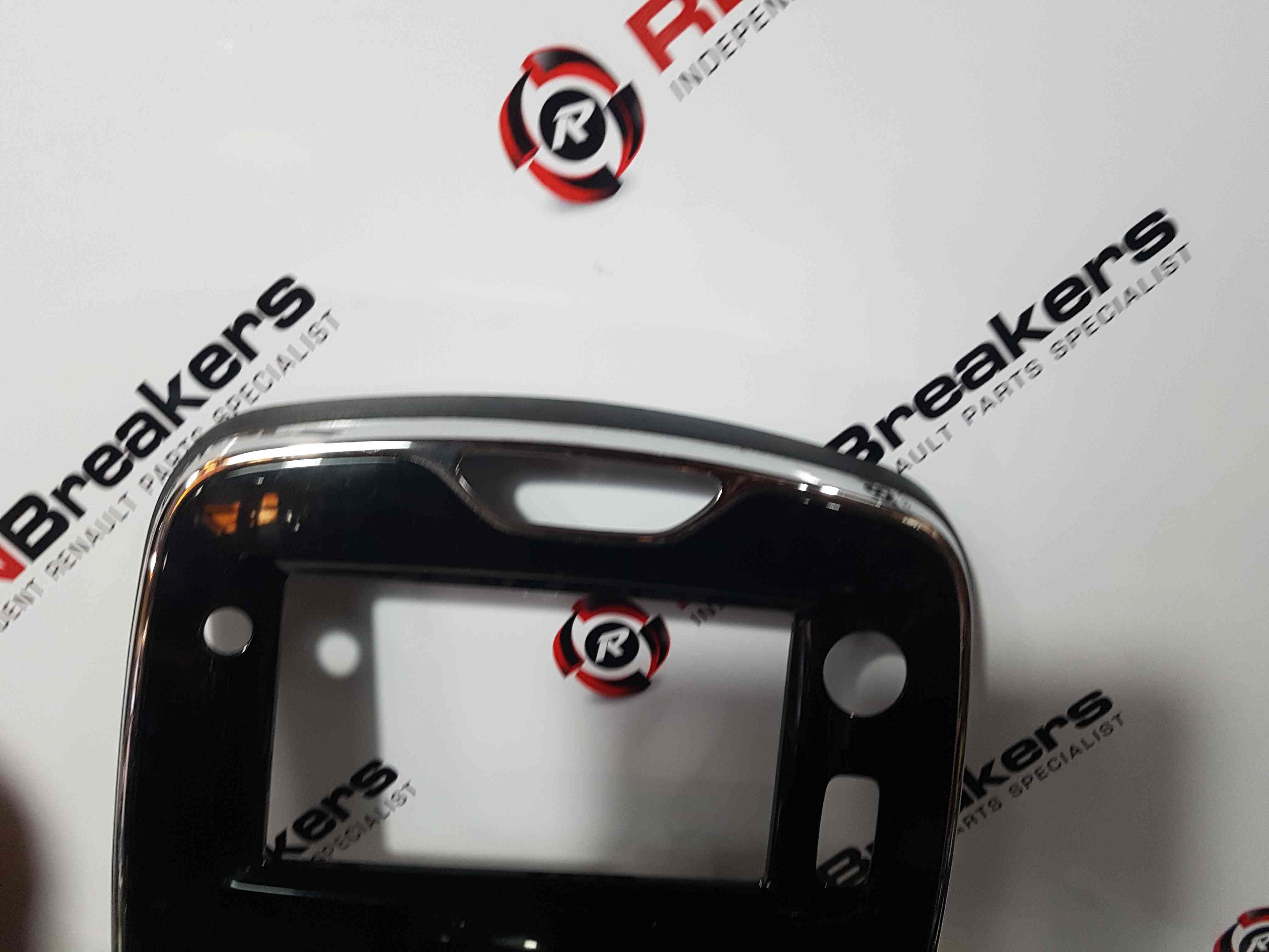 Thumb 7 Renault Clio MK4 2013-2019 Centre Dashboard Heater Display Surround Chrome 