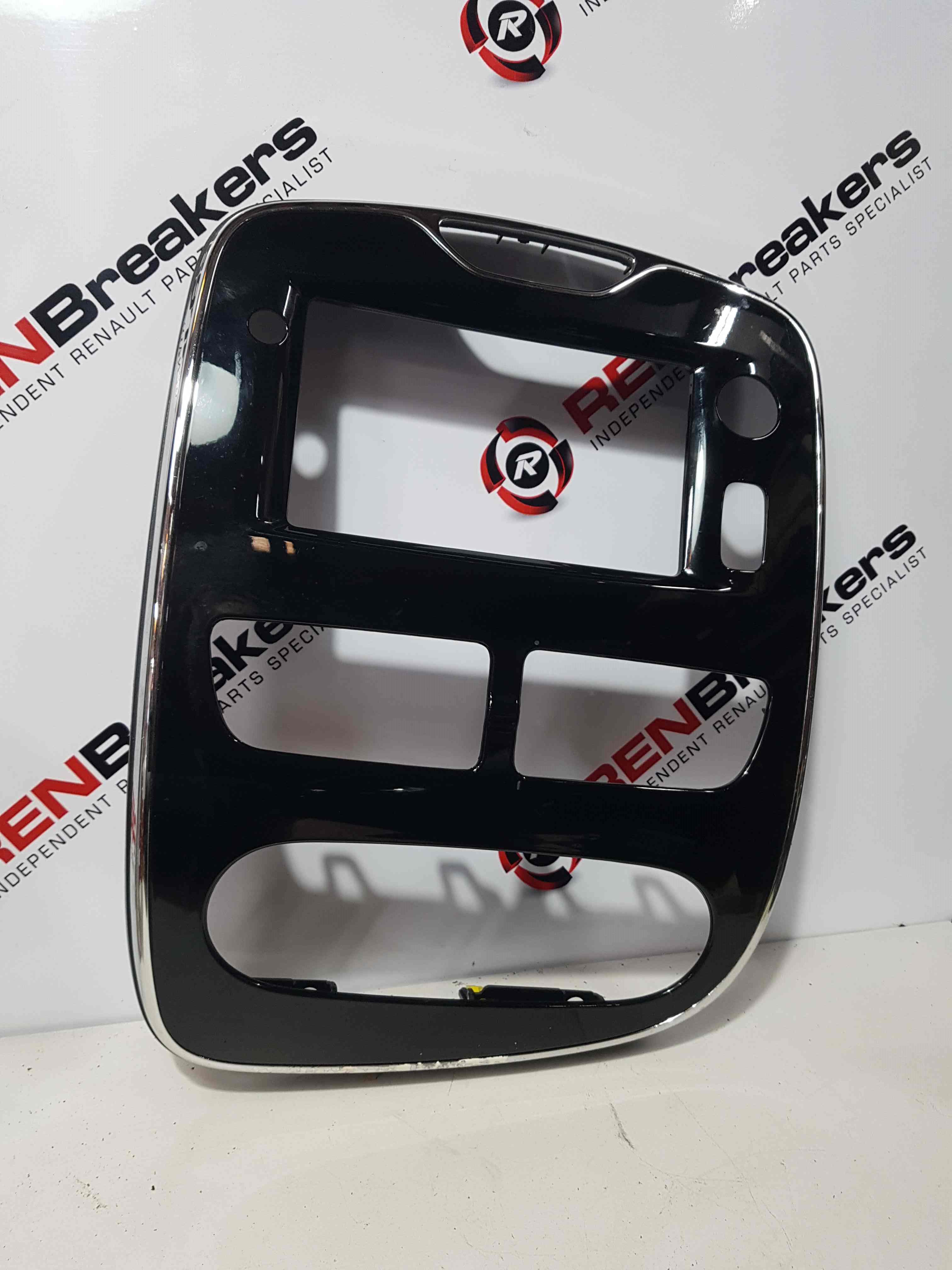 Thumb 8 Renault Clio MK4 2013-2019 Centre Dashboard Heater Display Surround Chrome 