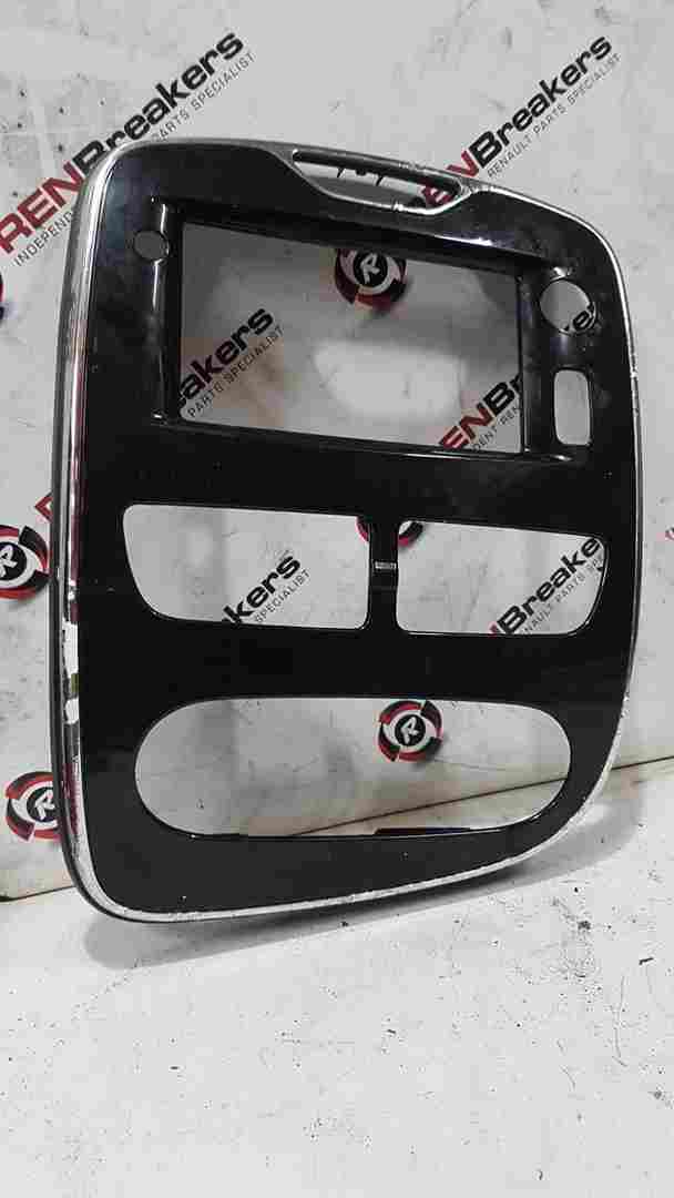 Thumb 6 Renault Clio MK4 2013-2019 Centre Dashboard Heater Display Surround Chrome Black