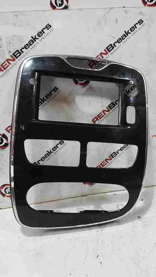 Renault Clio MK4 2013-2019 Centre Dashboard Heater Display Surround Chrome Black