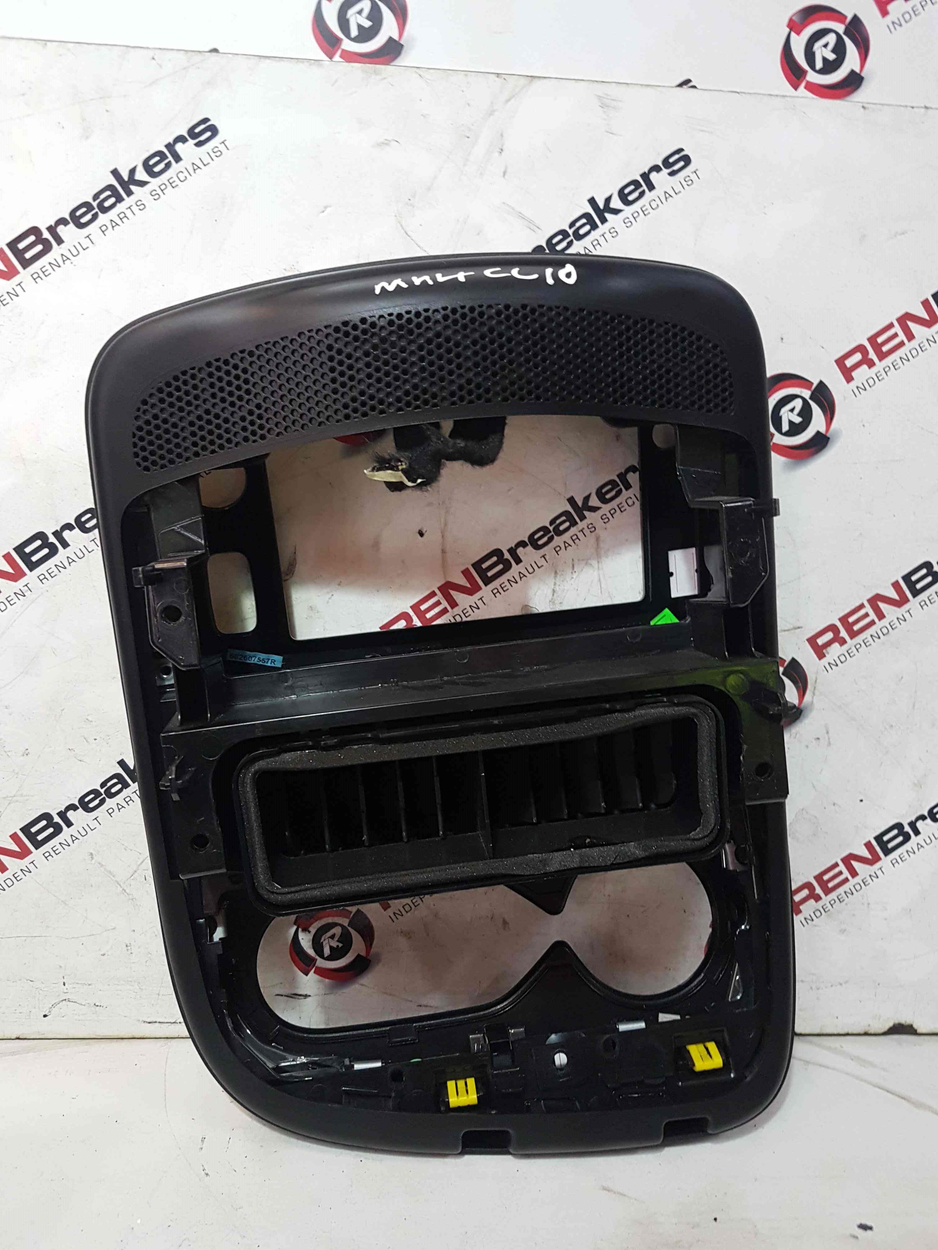 Thumb 8 Renault Clio MK4 2013-2019 Dashboard Centre Heater Controls Surround Gloss Black