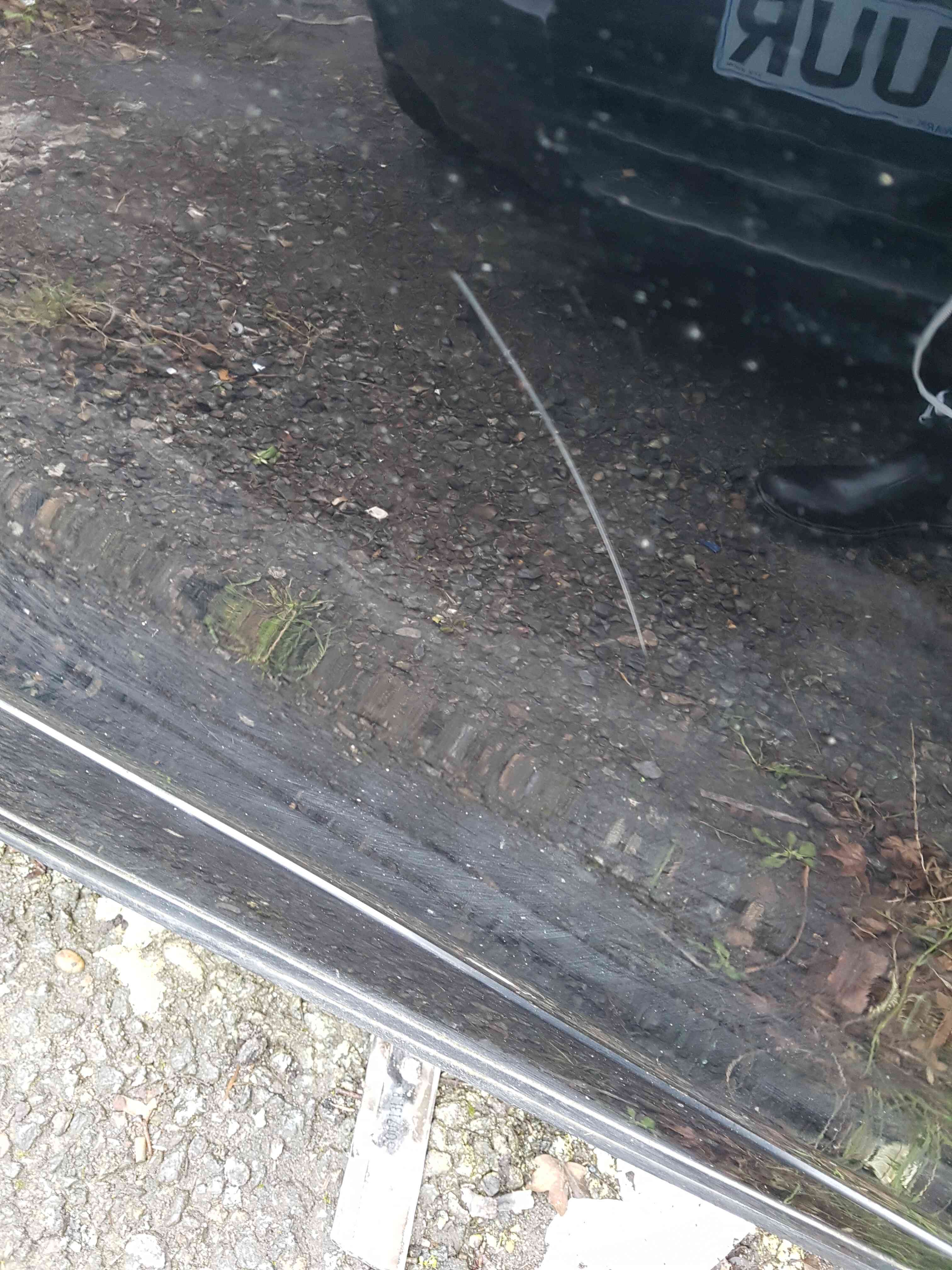 Thumb 2 Renault Clio MK4 2013-2019 Drivers OSF Front Door Black Tegne Trim Gloss Black 