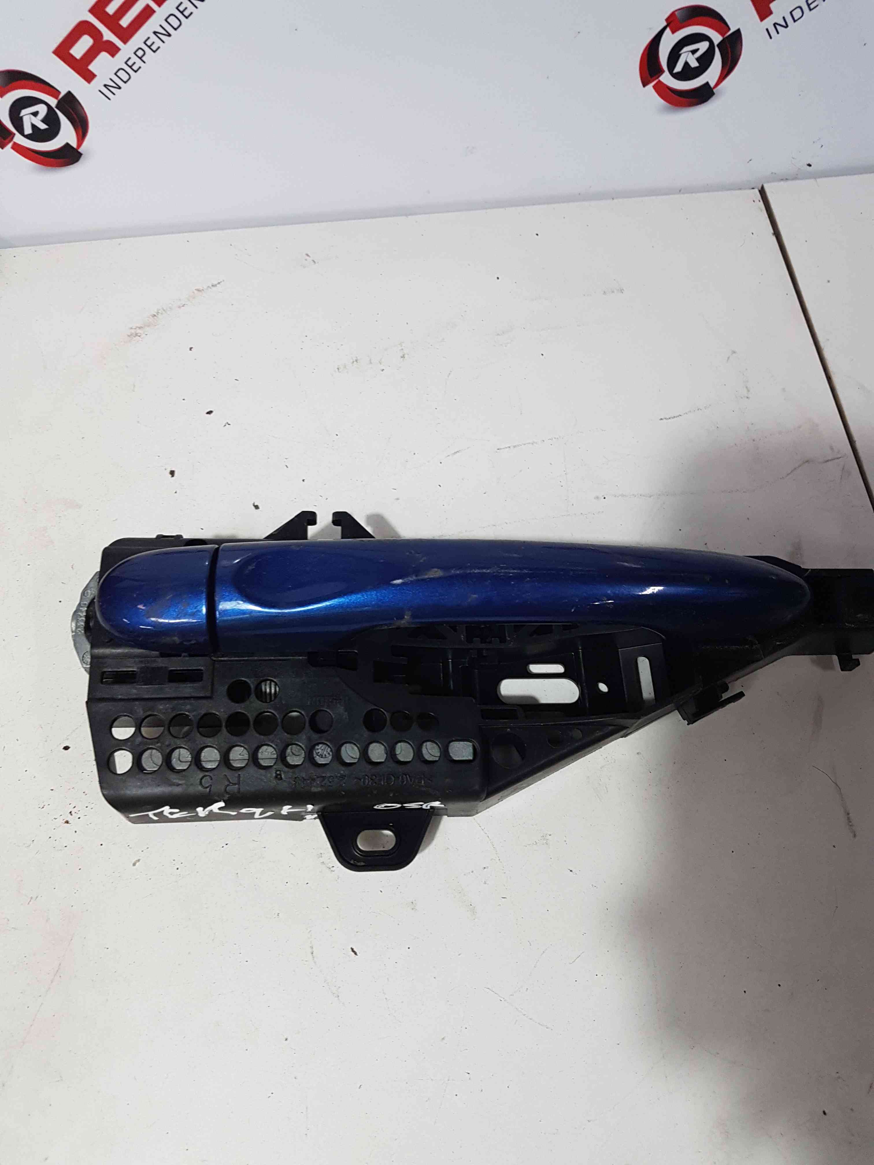 Thumb 4 Renault Clio MK4 2013-2019 Drivers OSF Front Exterior Door Handle Blue Terqh