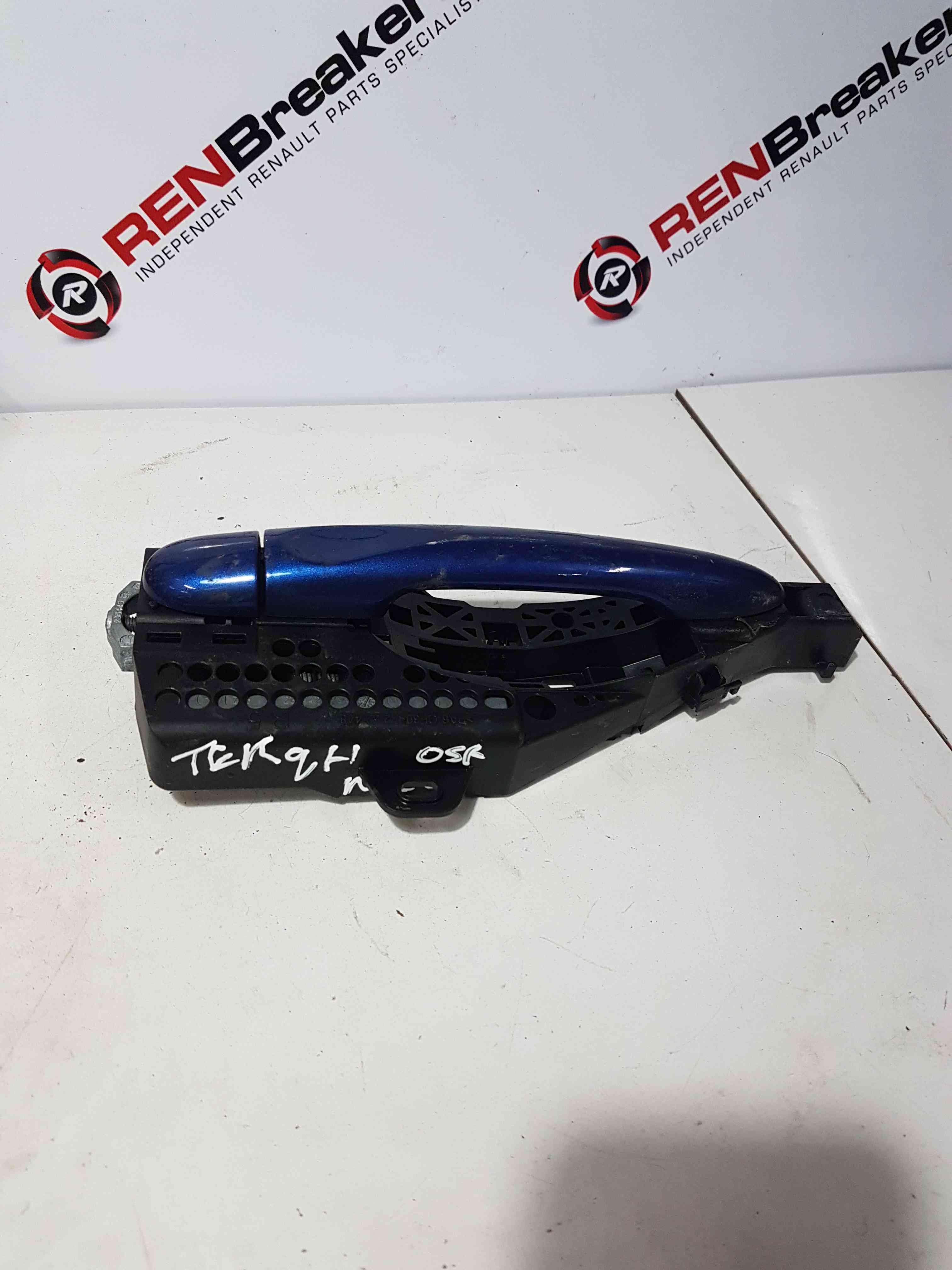 Thumb 3 Renault Clio MK4 2013-2019 Drivers OSF Front Exterior Door Handle Blue Terqh