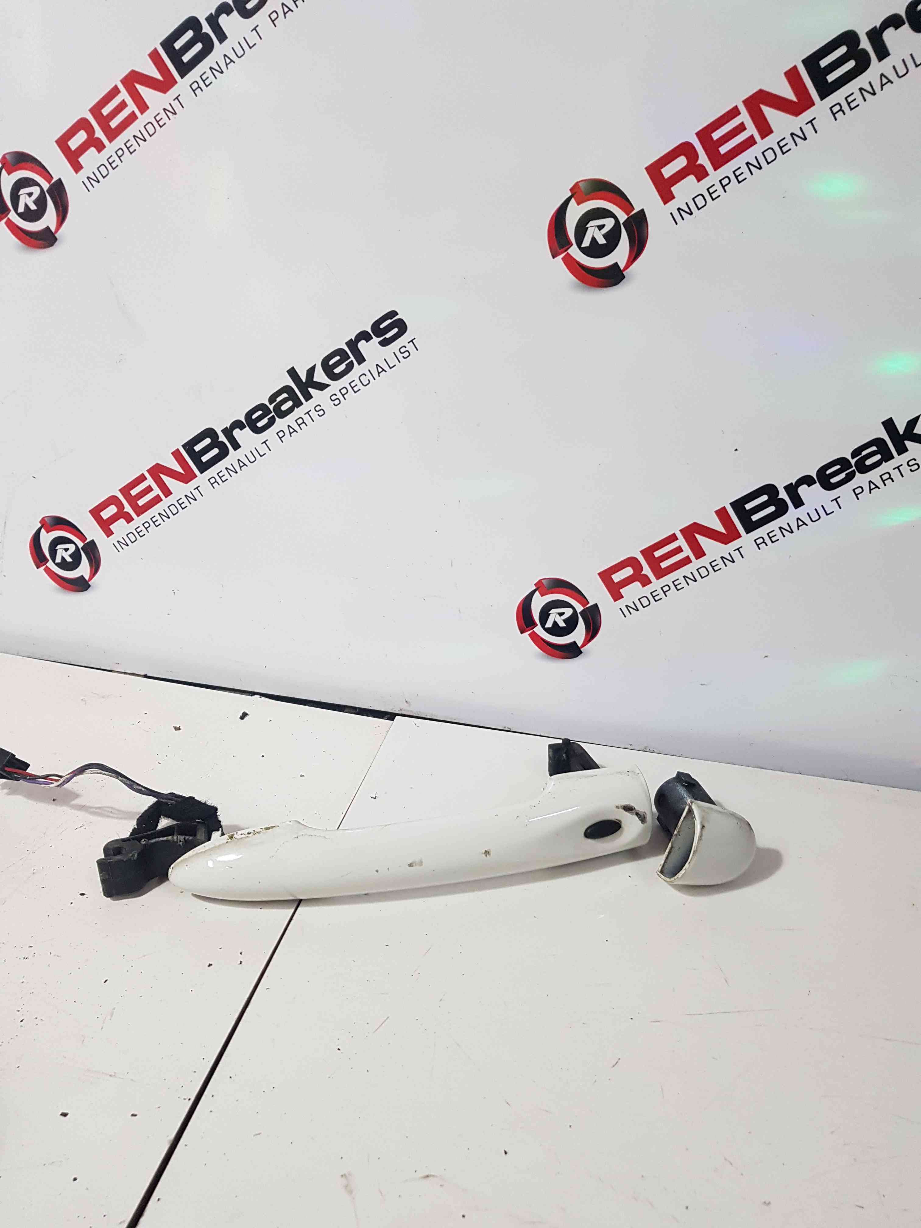 Thumb 5 Renault Clio MK4 2013-2019 Drivers OSF Front Exterior Door Handle White