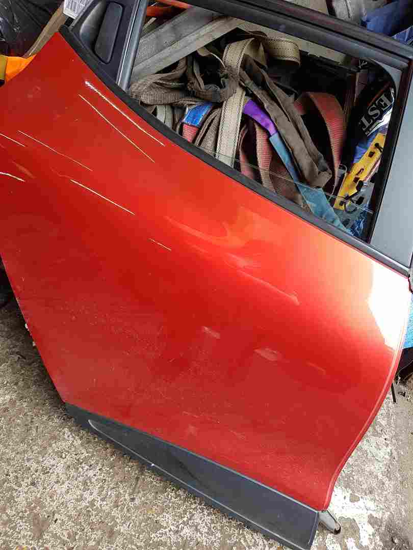 Thumb 2 Renault Clio MK4 2013-2019 Drivers OSR Rear Door RED Tennp