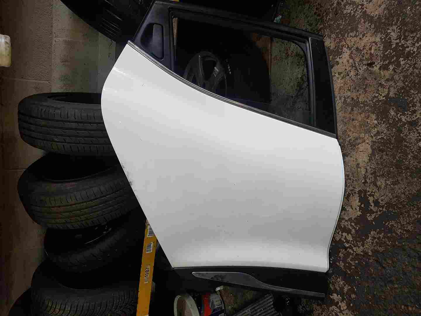 Renault Clio MK4 2013-2019 Drivers OSR Rear Door White Ov369