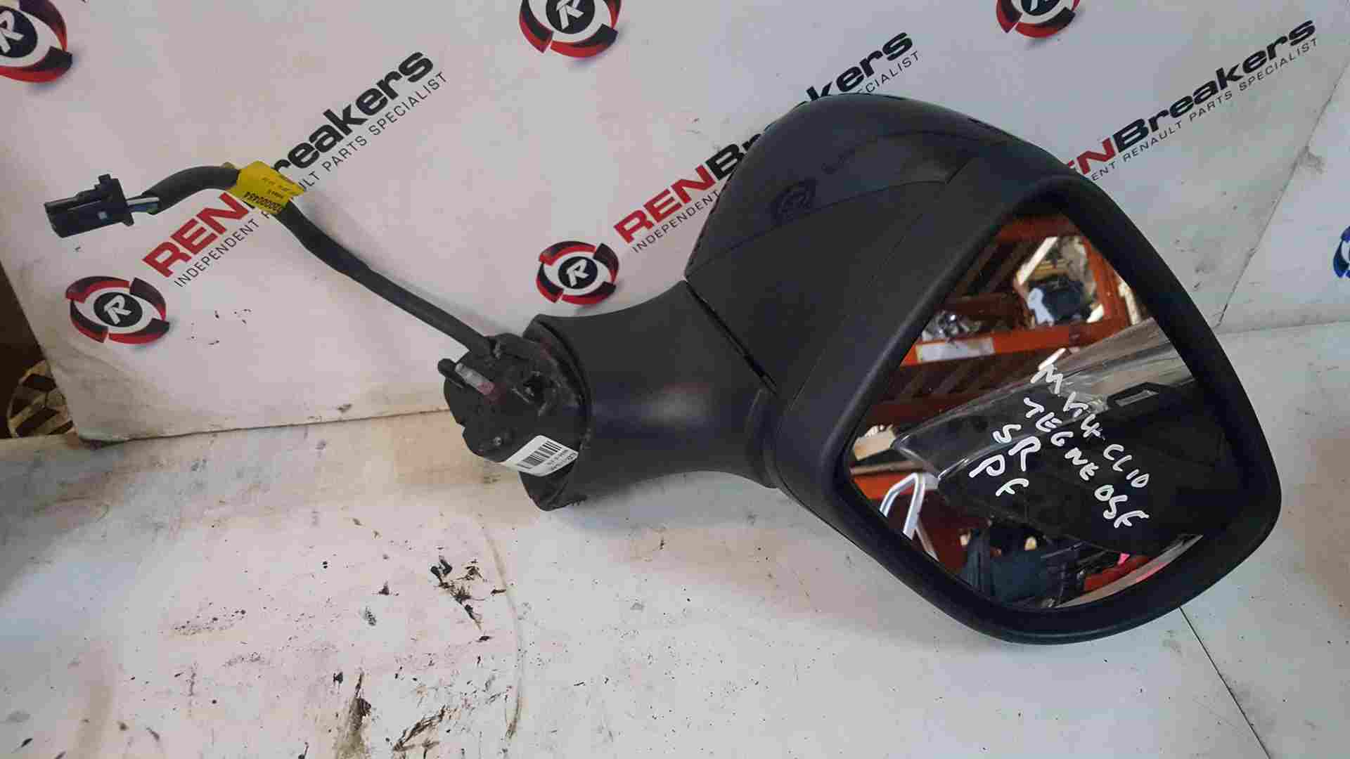 Thumb 4 Renault Clio MK4 2013-2019 Drivers Os Osf Wing Mirror Black Tegne