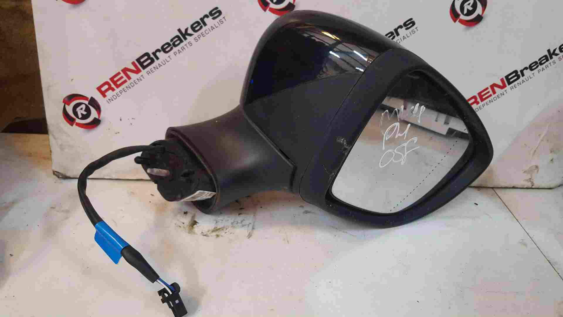 Thumb 4 Renault Clio MK4 2013-2019 Drivers Os Wing Mirror Black