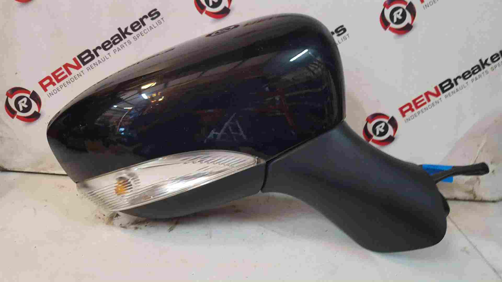 Thumb 4 Renault Clio MK4 2013-2019 Drivers Os Wing Mirror Black Cracked Glass