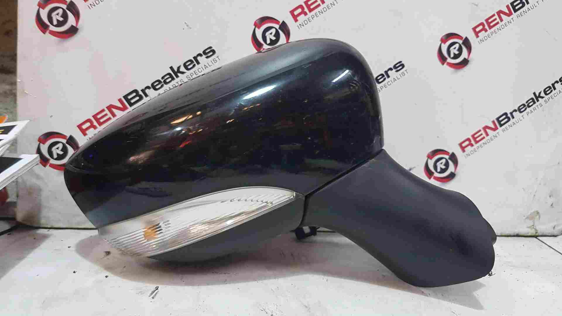 Thumb 3 Renault Clio MK4 2013-2019 Drivers Os Wing Mirror Black Folding 963016147R