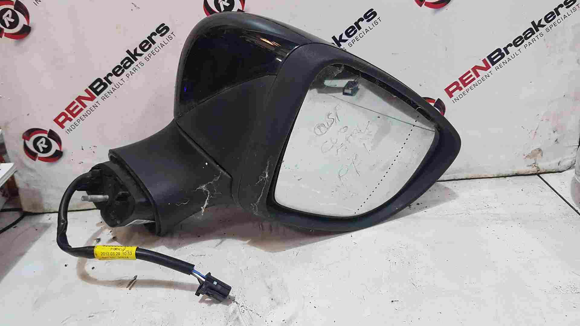 Thumb 4 Renault Clio MK4 2013-2019 Drivers Os Wing Mirror Black Folding 963016147R
