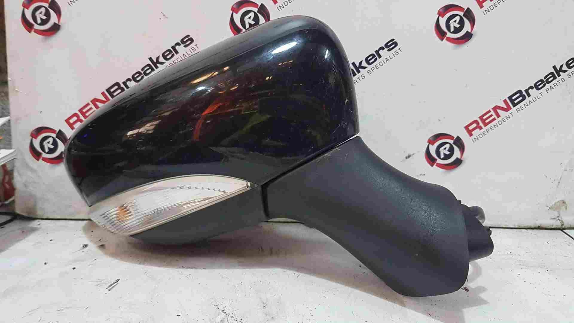 Thumb 5 Renault Clio MK4 2013-2019 Drivers Os Wing Mirror Black Folding 963016147R