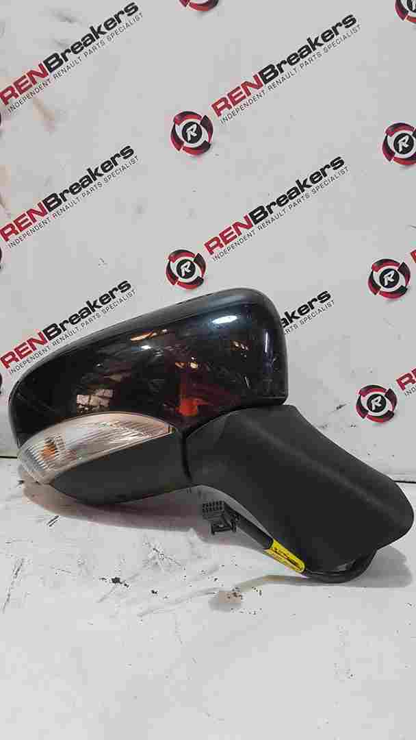 Renault Clio MK4 2013-2019 Drivers Os Wing Mirror Black Folding 963016147R