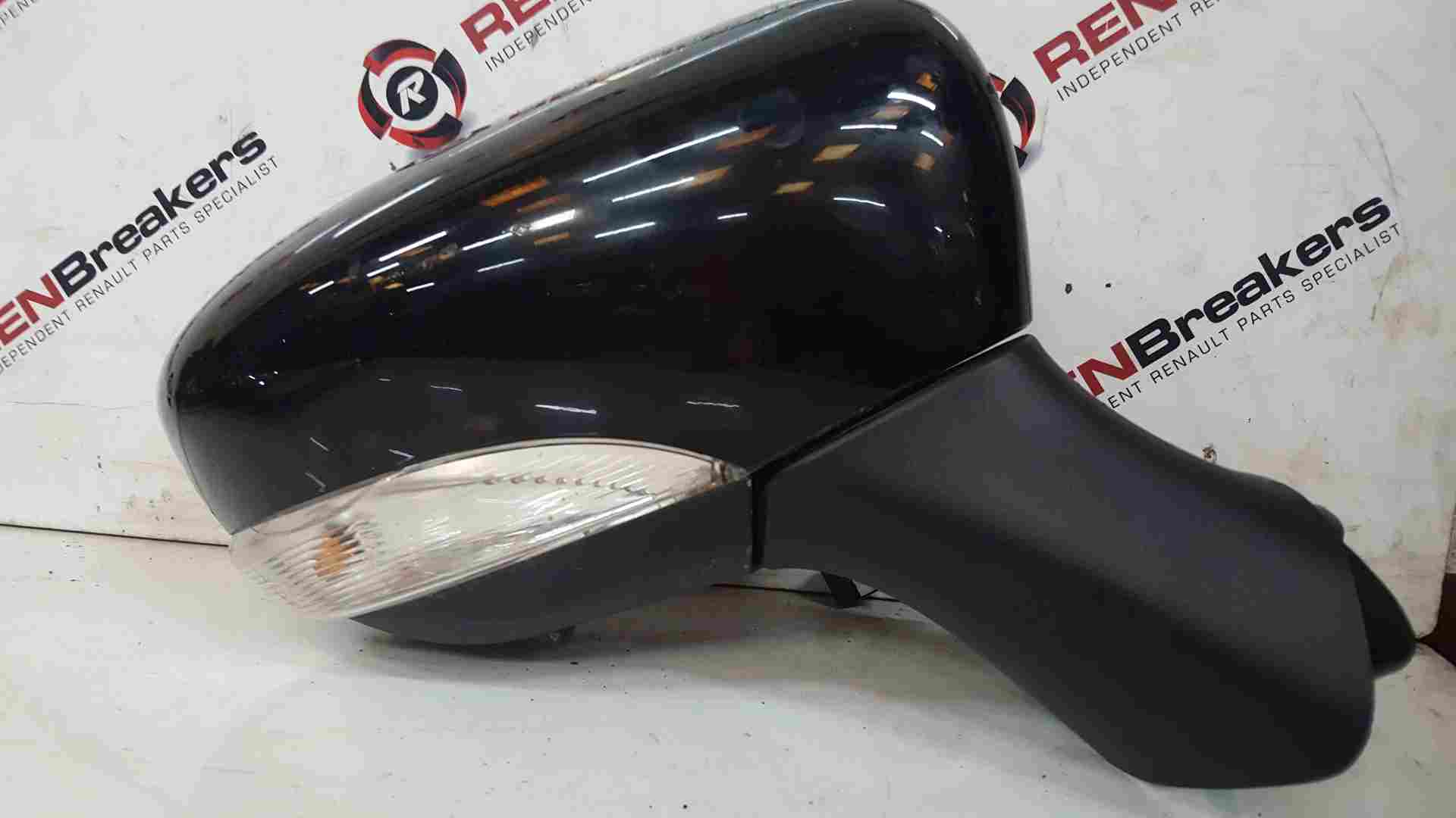 Thumb 3 Renault Clio MK4 2013-2019 Drivers Os Wing Mirror Black Tegne 963016273R