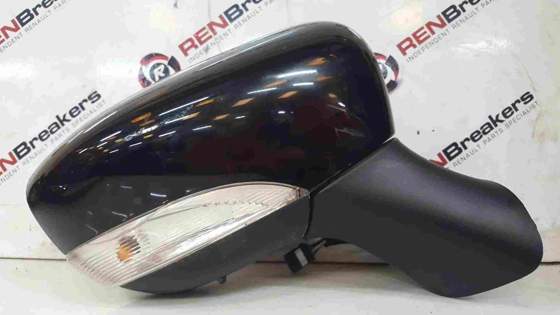 Renault Clio MK4 2013-2019 Drivers Os Wing Mirror Black Tegne 963016273R