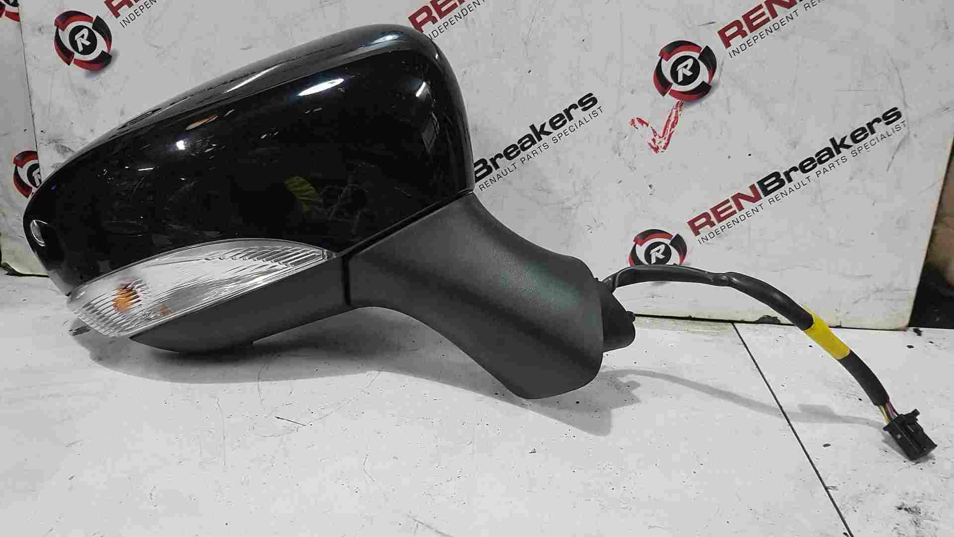 Renault Clio MK4 2013-2019 Drivers Os Wing Mirror Black963016147r