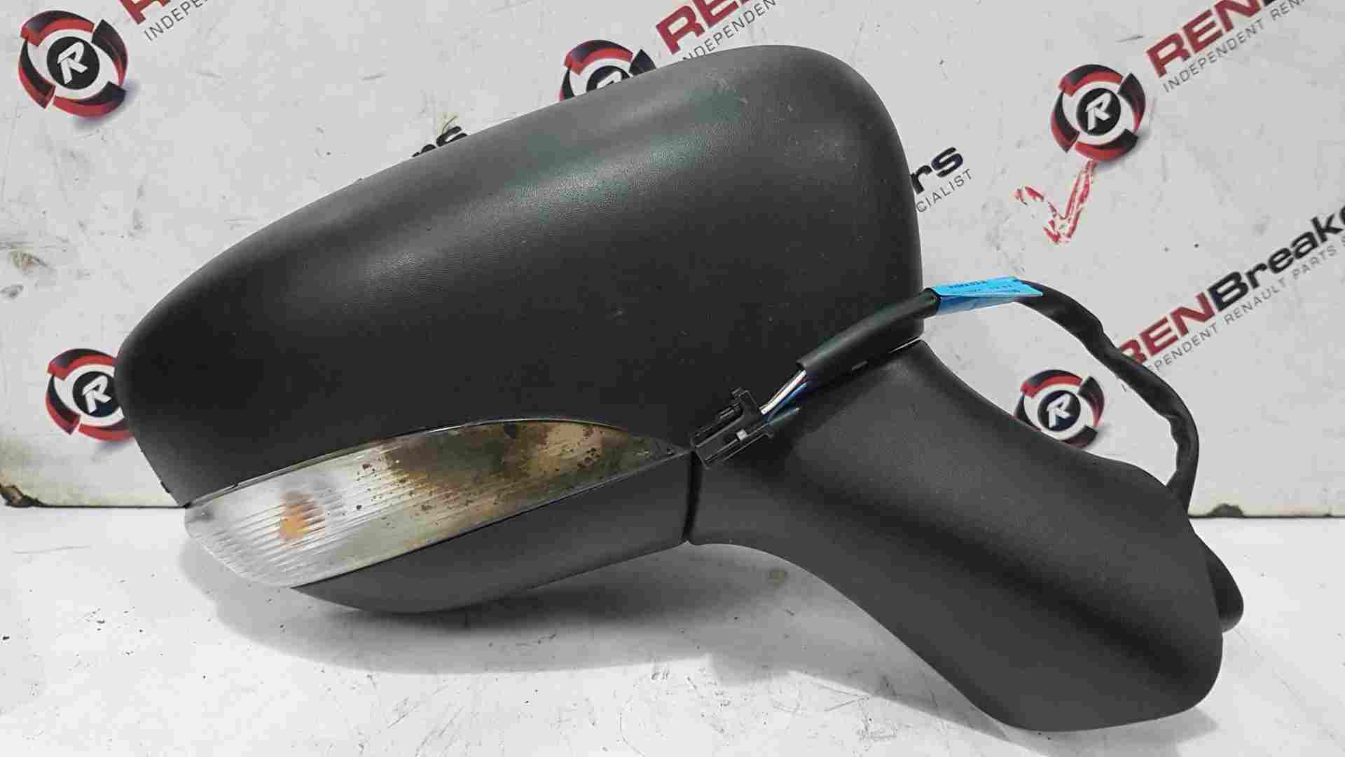 Thumb 2 Renault Clio MK4 2013-2019 Drivers Os Wing Mirror Plain Black Electric