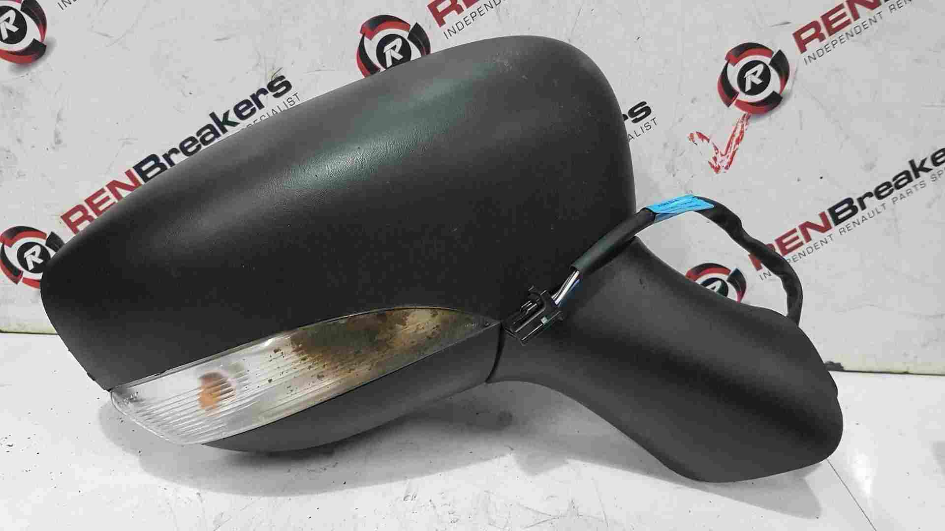Thumb 4 Renault Clio MK4 2013-2019 Drivers Os Wing Mirror Plain Black Electric