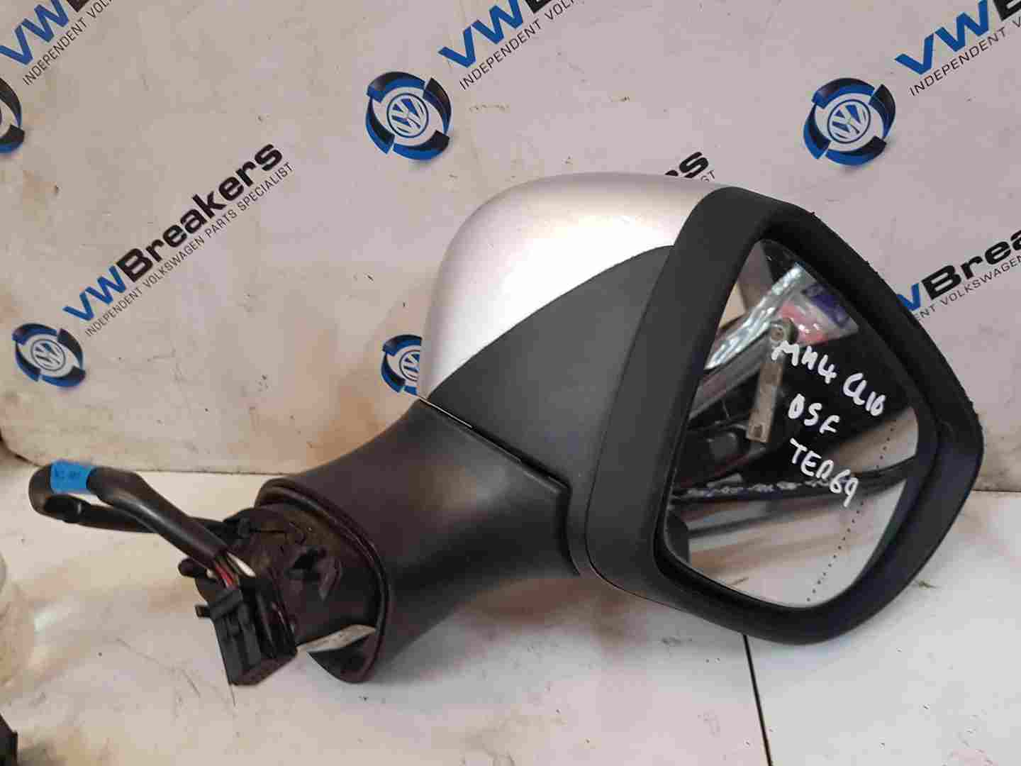 Thumb 3 Renault Clio MK4 2013-2019 Drivers Os Wing Mirror Silver Ted69 963016273R