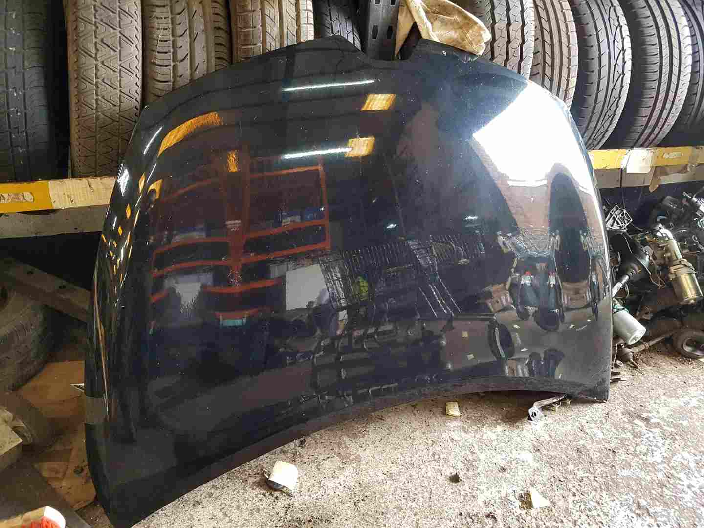 Renault Clio MK4 2013-2019 Front Bonnet Black Tegne dent