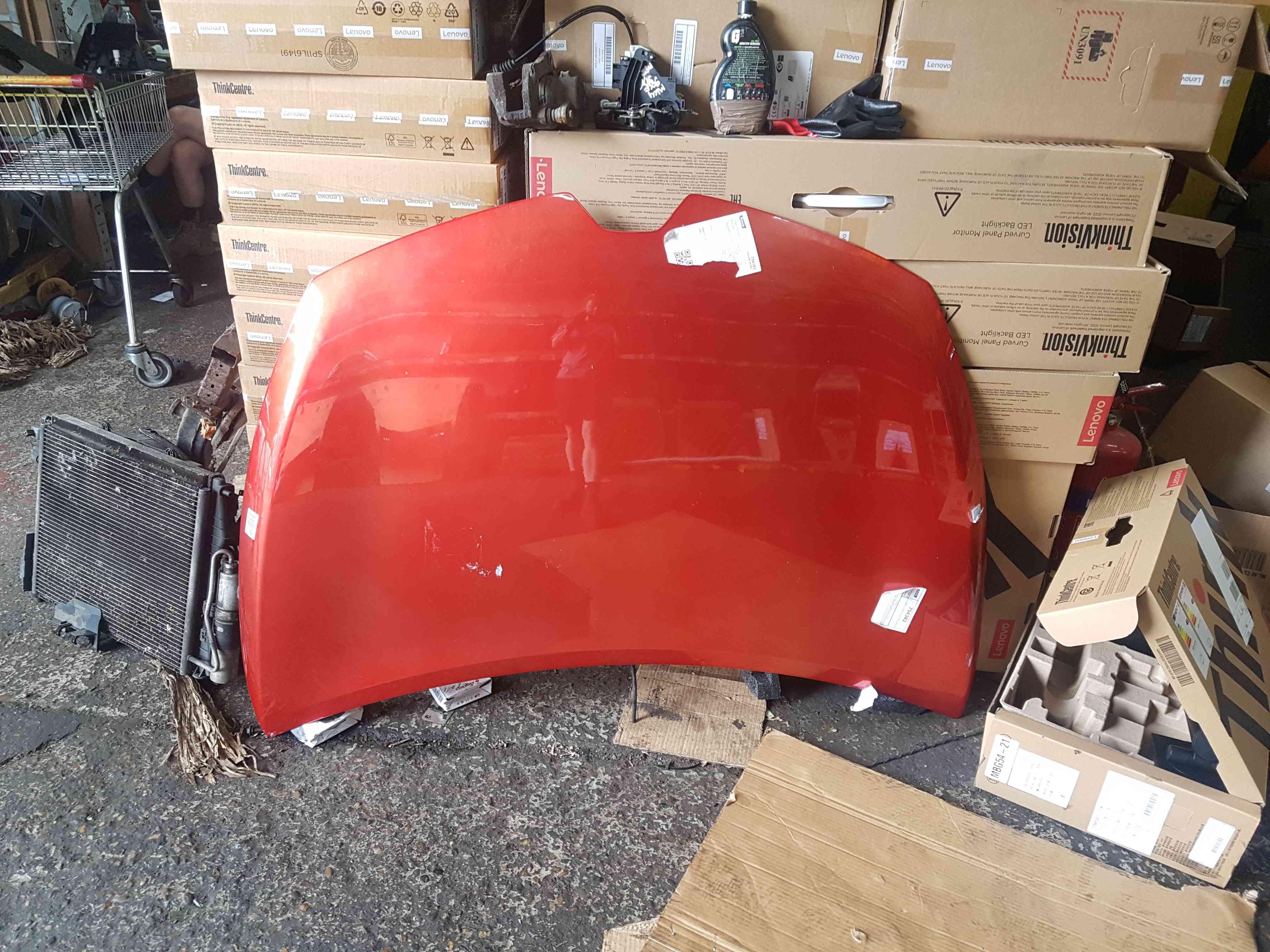 Renault Clio MK4 2013-2019 Front Bonnet RED Tennp