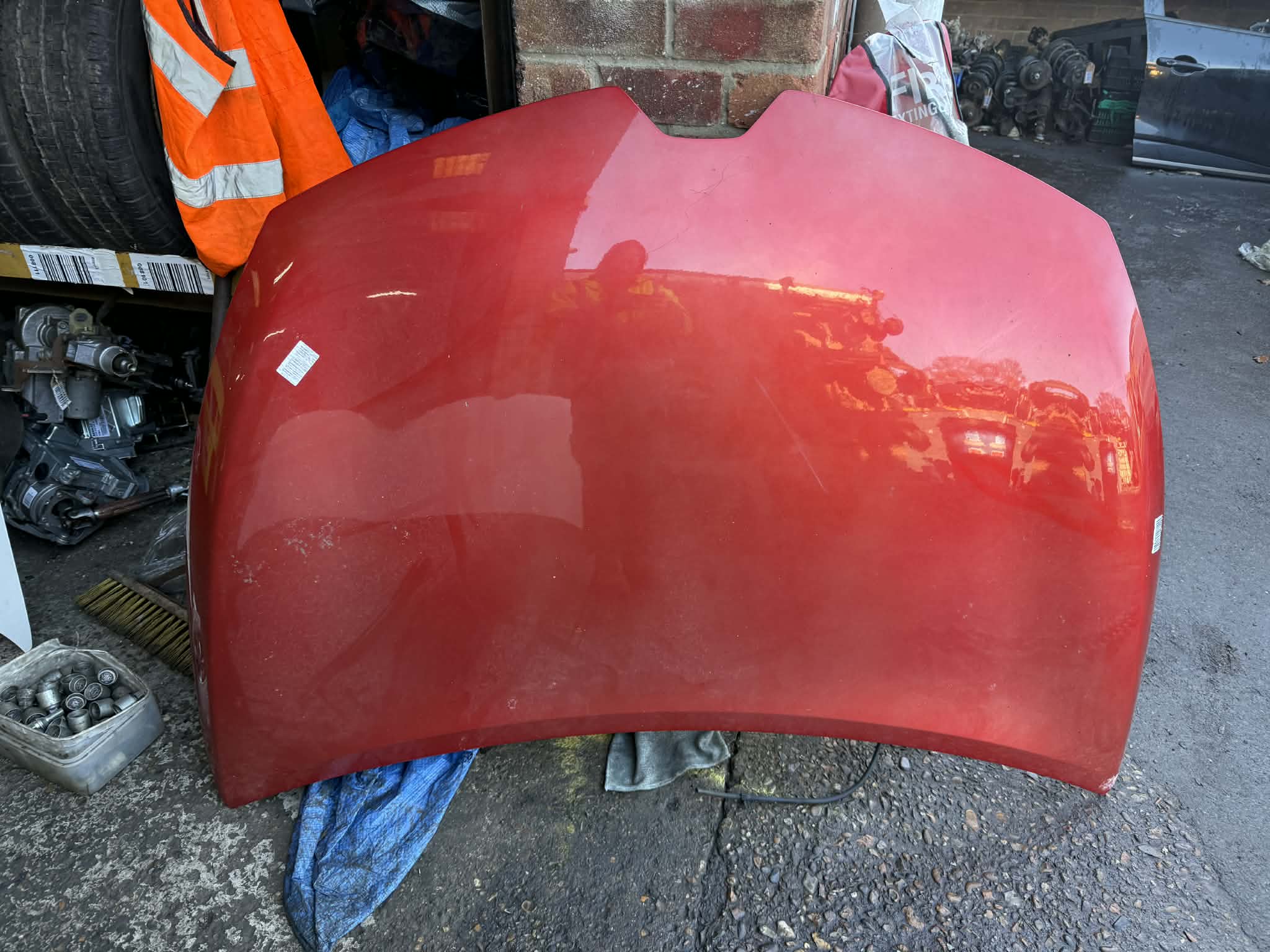 Thumb 4 Renault Clio MK4 2013-2019 Front Bonnet RED Tennp Damaged