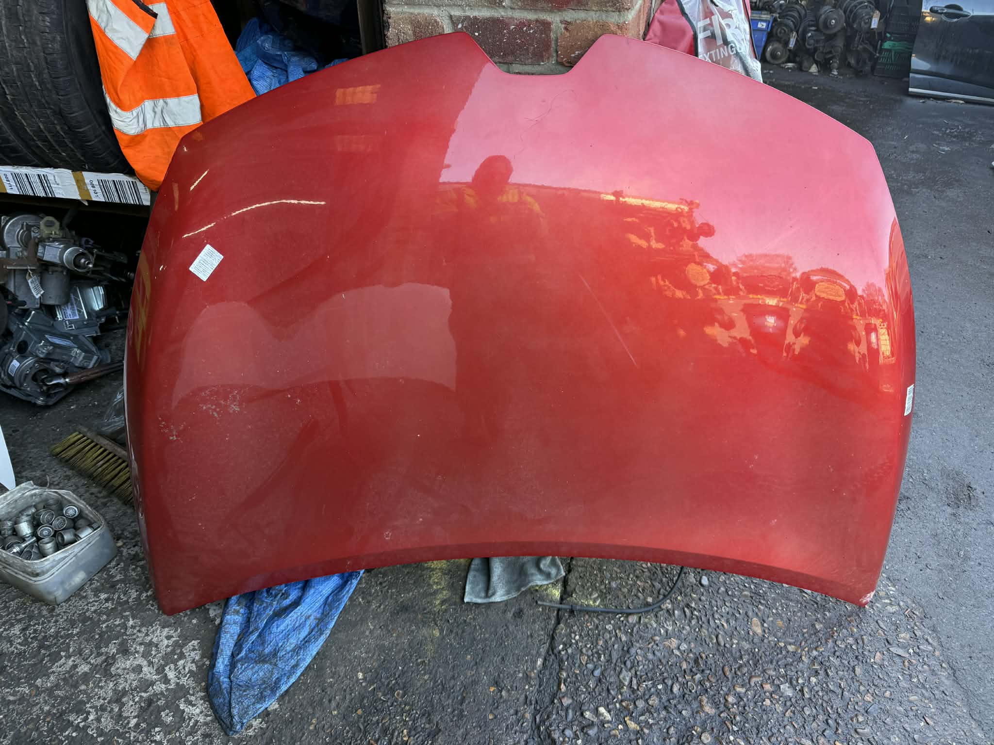 Thumb 5 Renault Clio MK4 2013-2019 Front Bonnet RED Tennp Damaged
