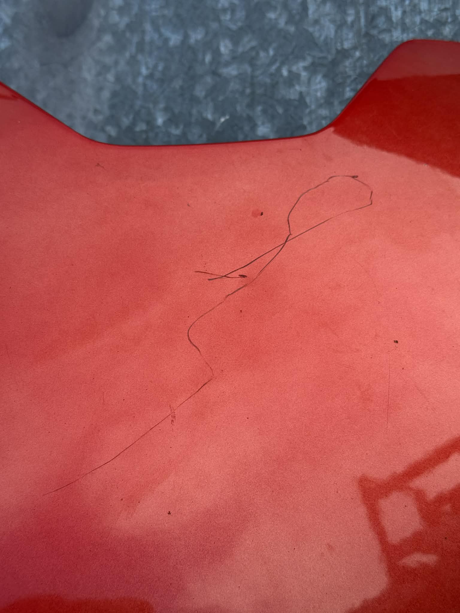 Thumb 7 Renault Clio MK4 2013-2019 Front Bonnet RED Tennp Damaged