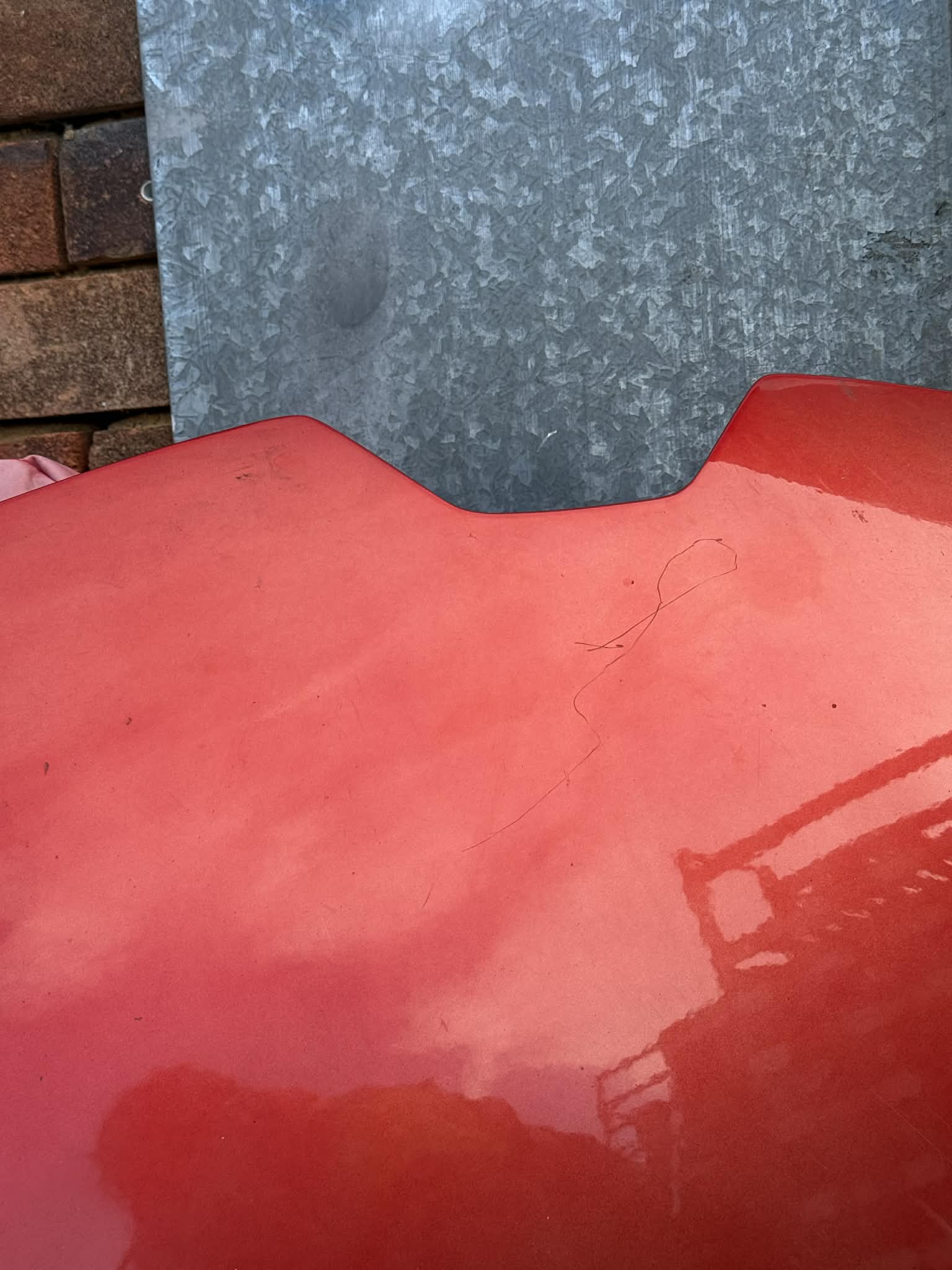 Thumb 8 Renault Clio MK4 2013-2019 Front Bonnet RED Tennp Damaged