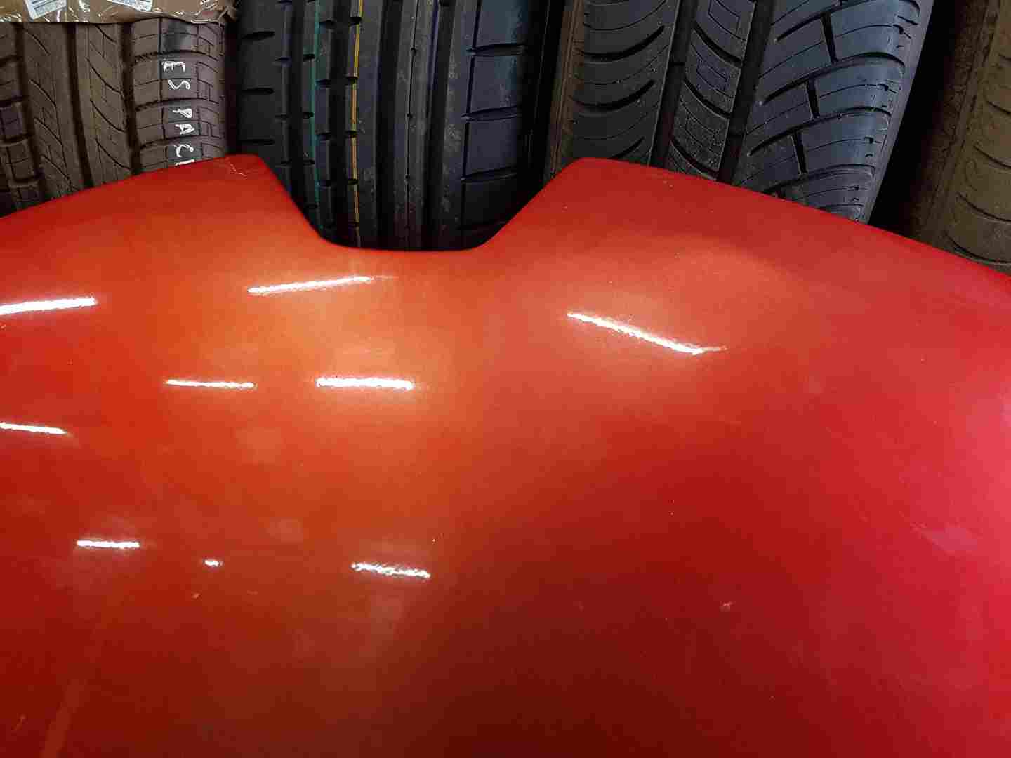 Thumb 2 Renault Clio MK4 2013-2019 Front Bonnet RED Tennp Dented