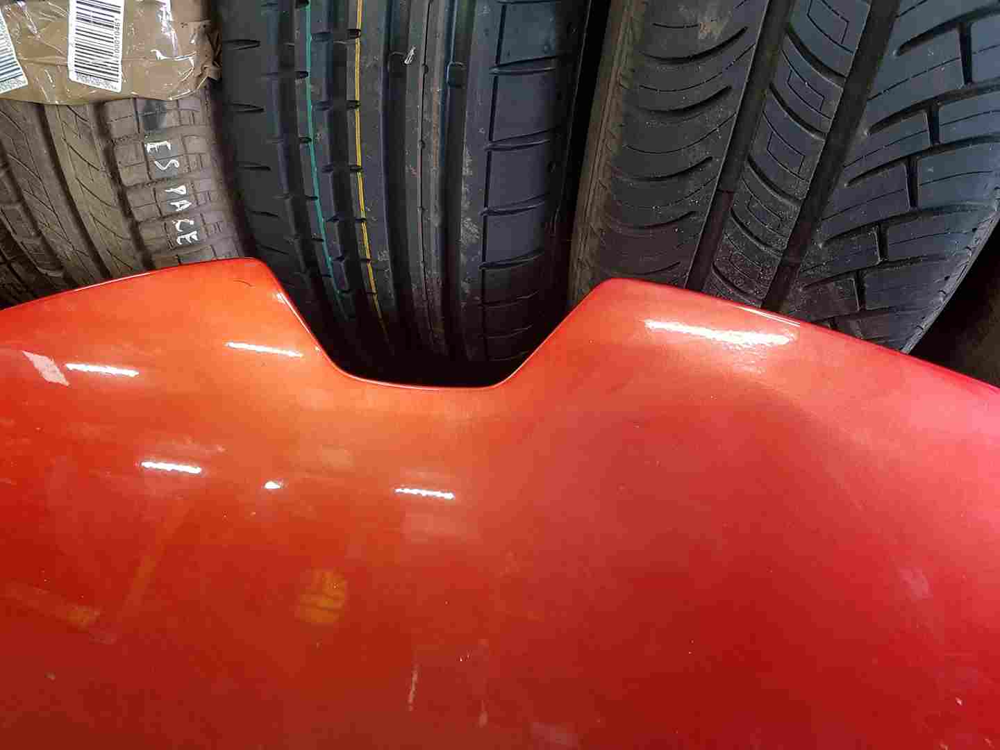 Thumb 6 Renault Clio MK4 2013-2019 Front Bonnet RED Tennp Dented