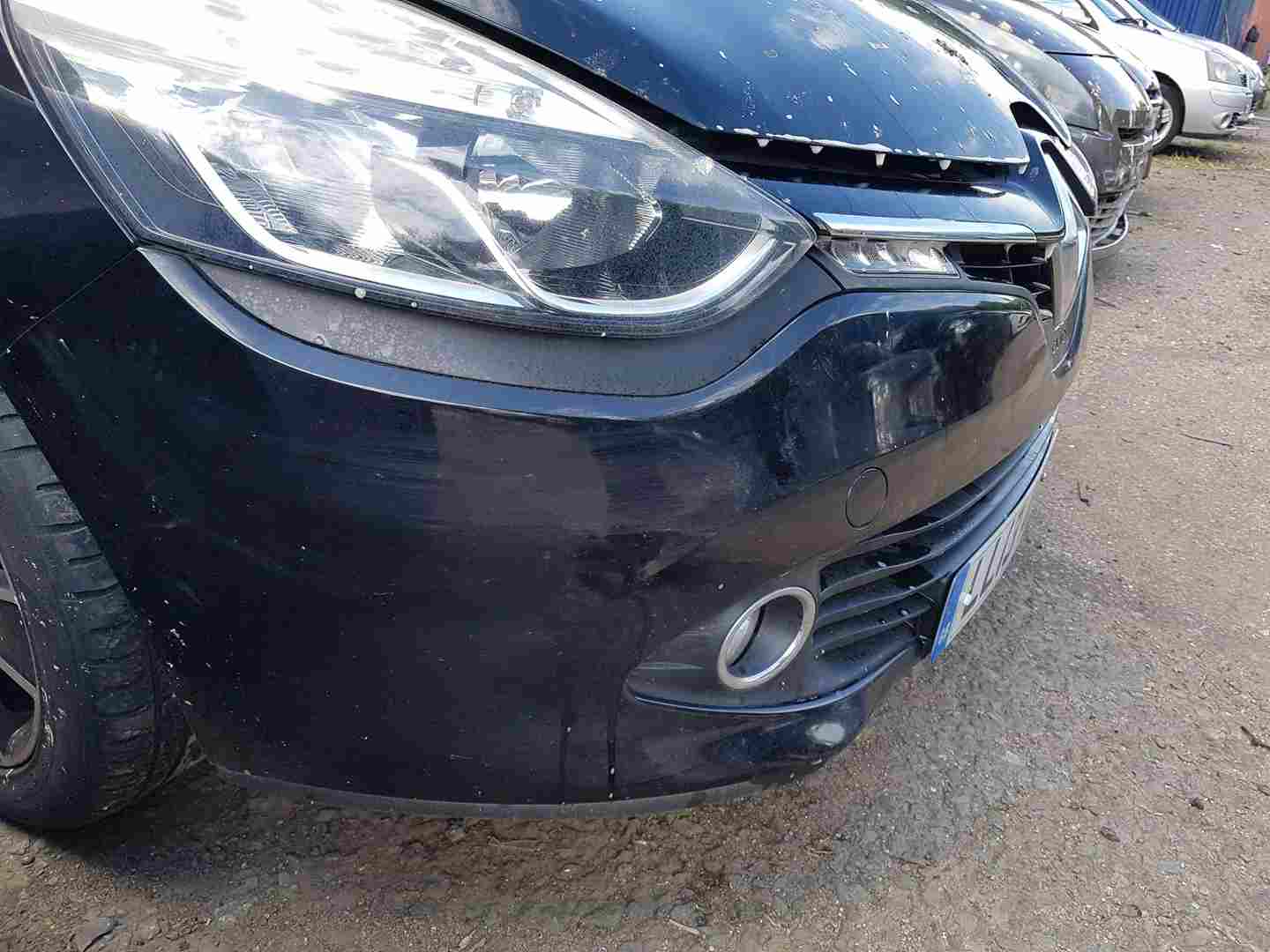 Thumb 2 Renault Clio MK4 2013-2019 Front Bumper Black Tegne + lights grill upper grill 