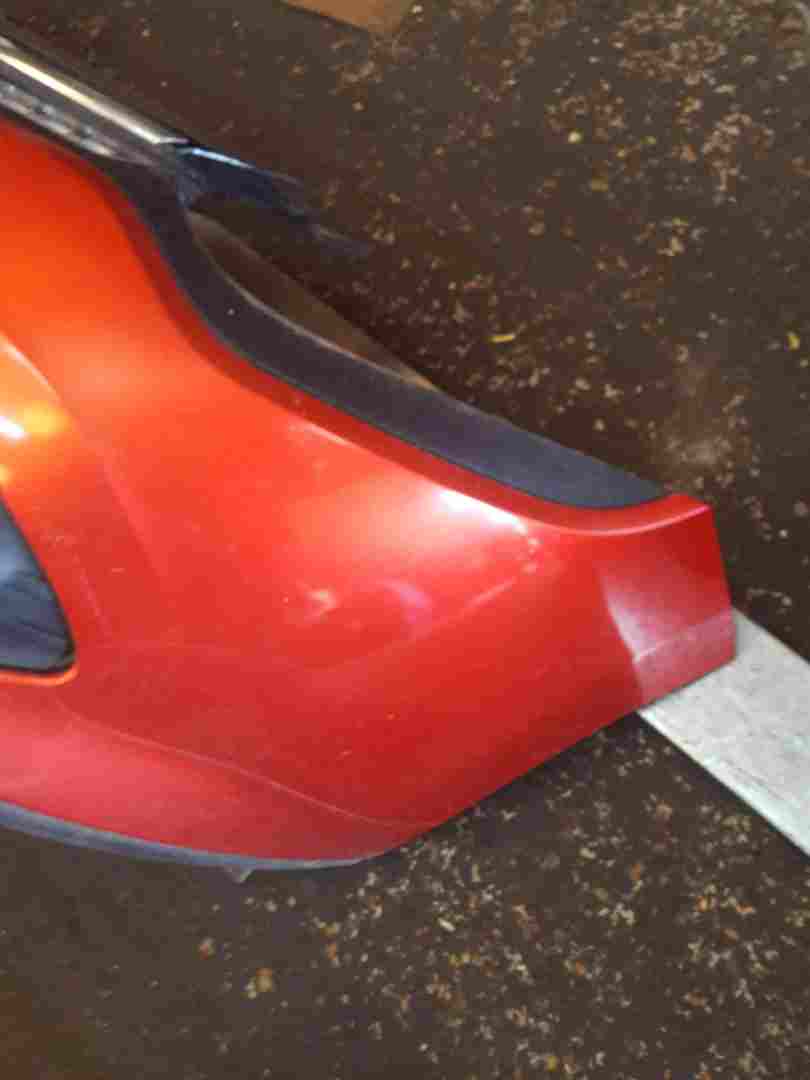 Thumb 6 Renault Clio MK4 2013-2019 Front Bumper RED Tennp Soime Damage