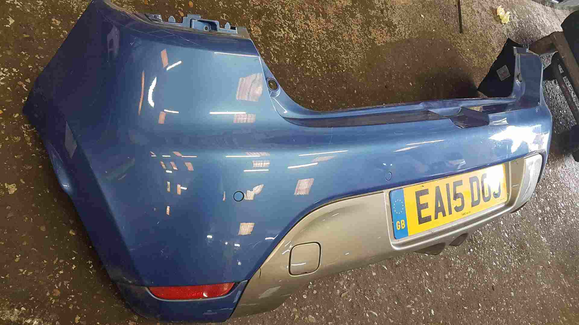 Thumb 2 Renault Clio MK4 2013-2019 Gt Line Rear Bumper + Defuser Blue Ternt + Sensors