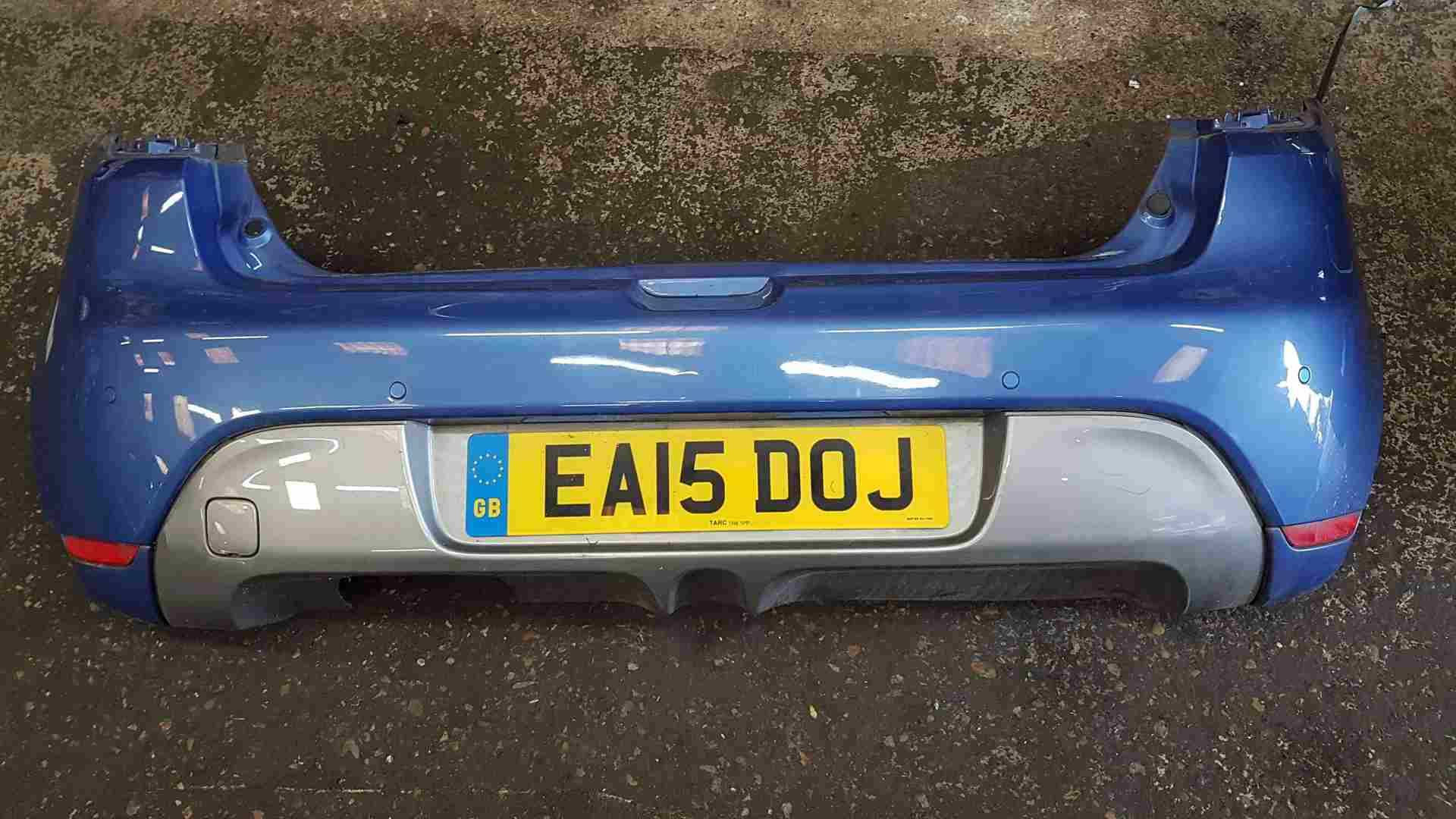 Thumb 11 Renault Clio MK4 2013-2019 Gt Line Rear Bumper + Defuser Blue Ternt + Sensors