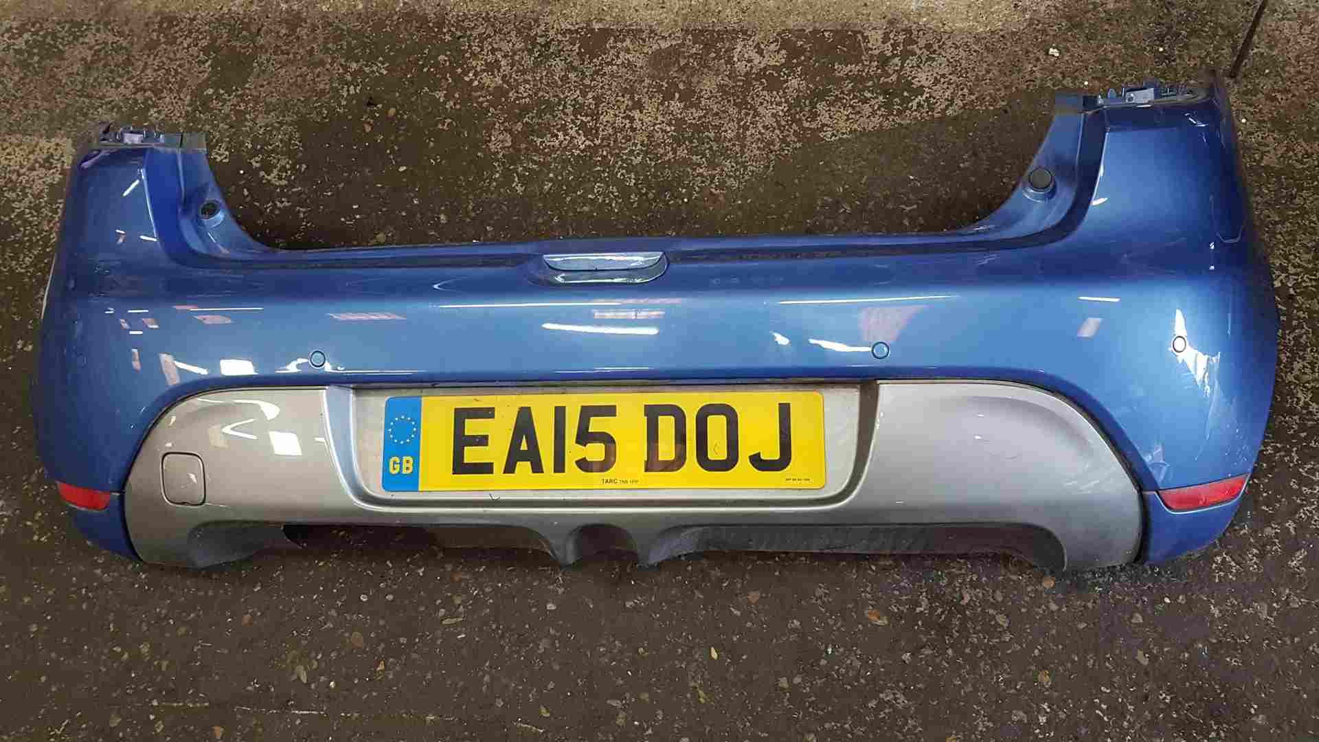 Thumb 5 Renault Clio MK4 2013-2019 Gt Line Rear Bumper + Defuser Blue Ternt + Sensors