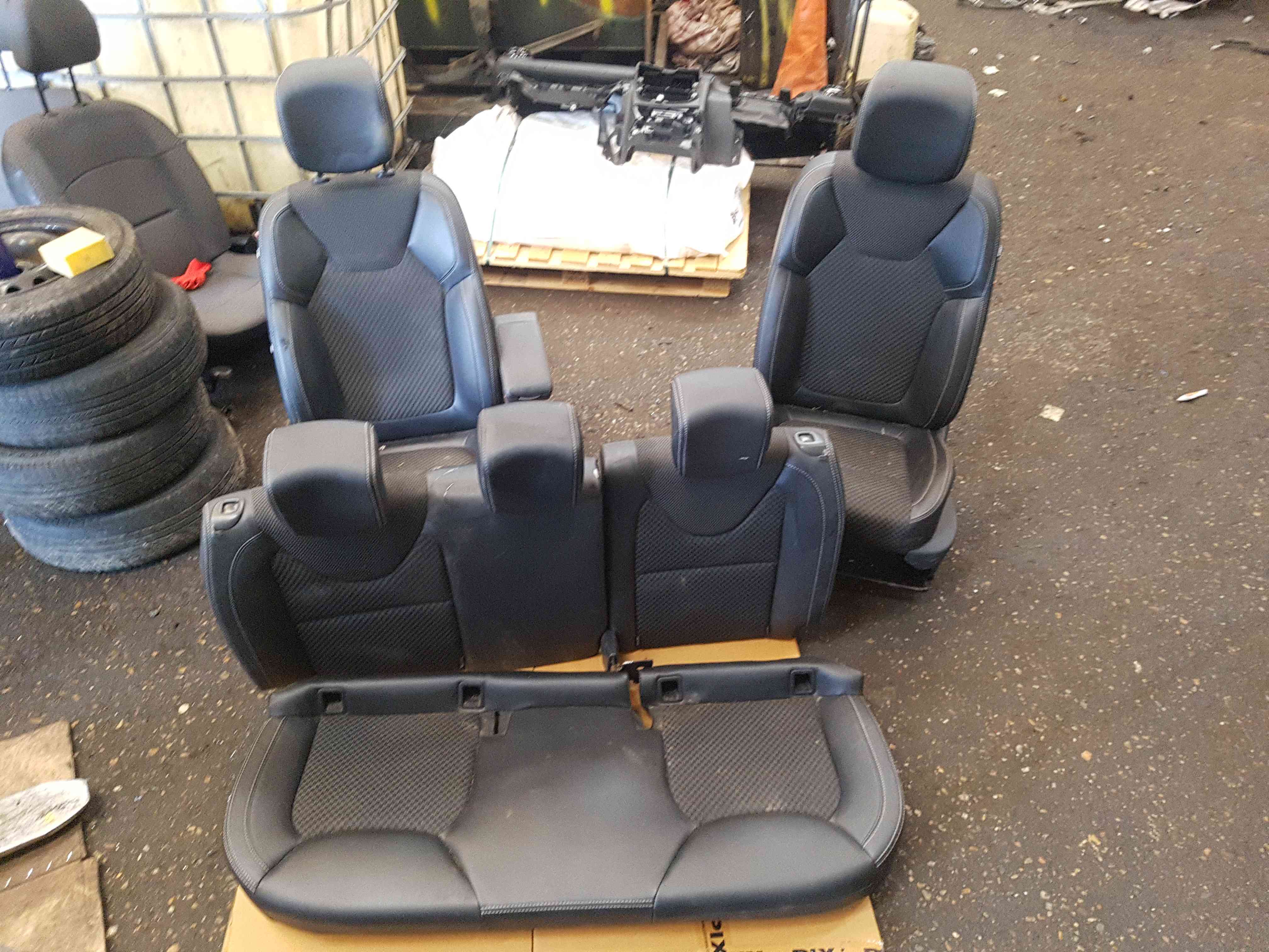 Renault Clio MK4 2013-2019 Interior Seats Chairs Bench Half leather