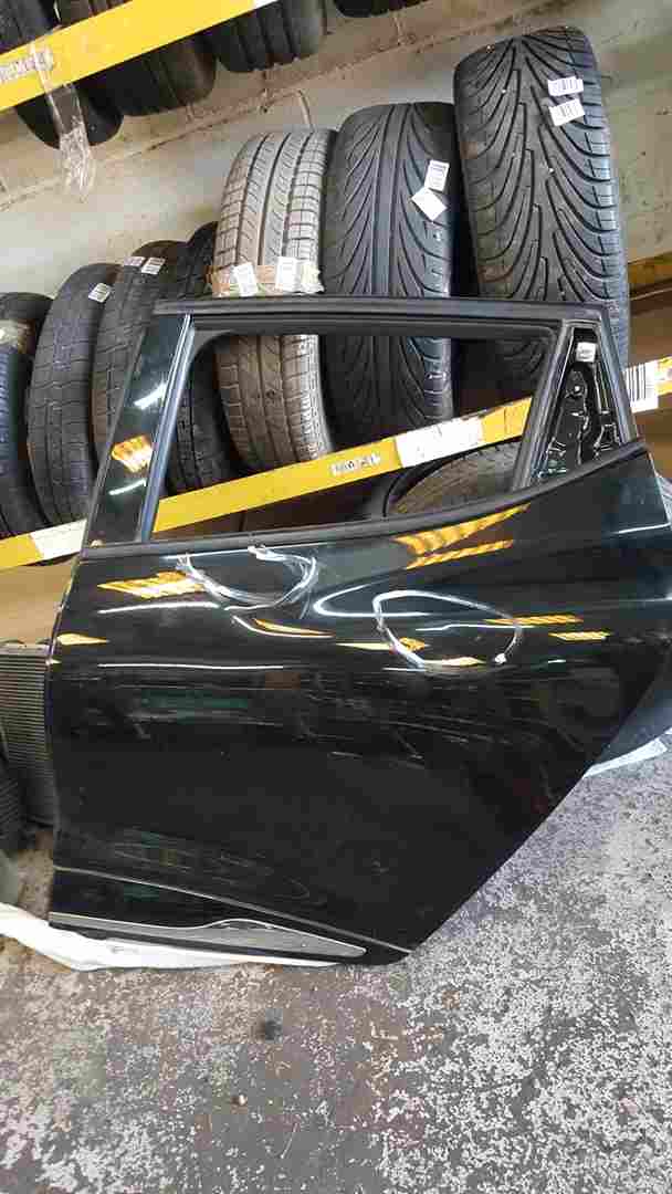 Thumb 2 Renault Clio MK4 2013-2019 Passenger NSR Rear Door Black Tegne Damaged