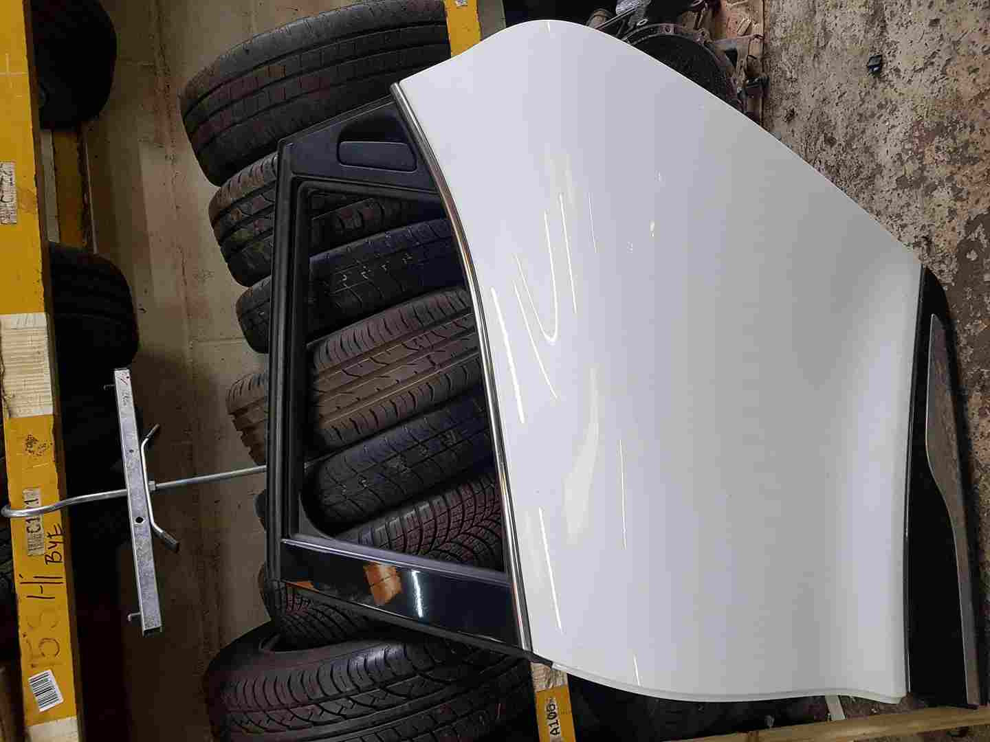 Thumb 7 Renault Clio MK4 2013-2019 Passenger NSR Rear Door White Ov369