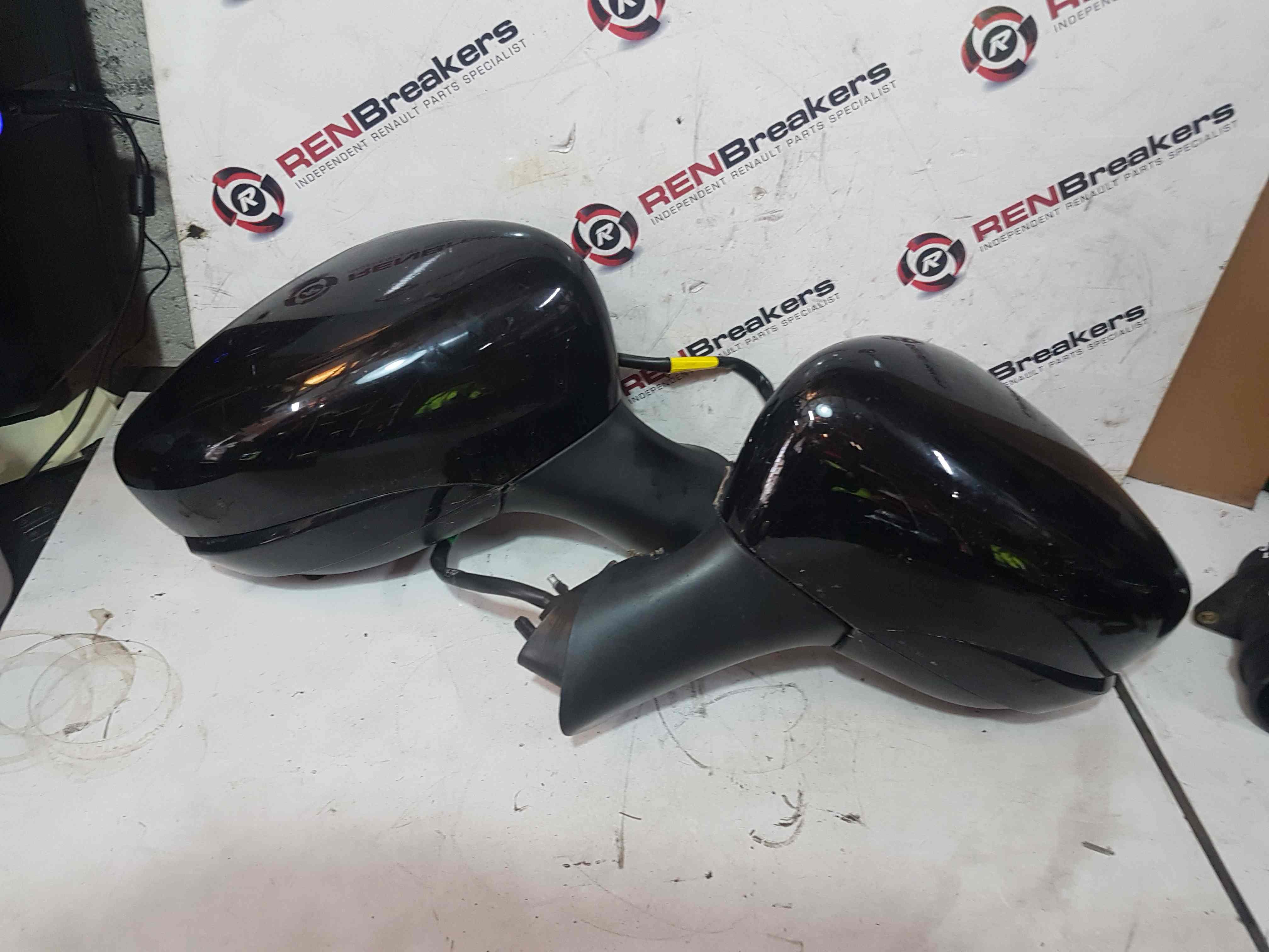 Thumb 4 Renault Clio MK4 2013-2019 Passenger Ns Os Wing Mirror Black Repeaters Folding 