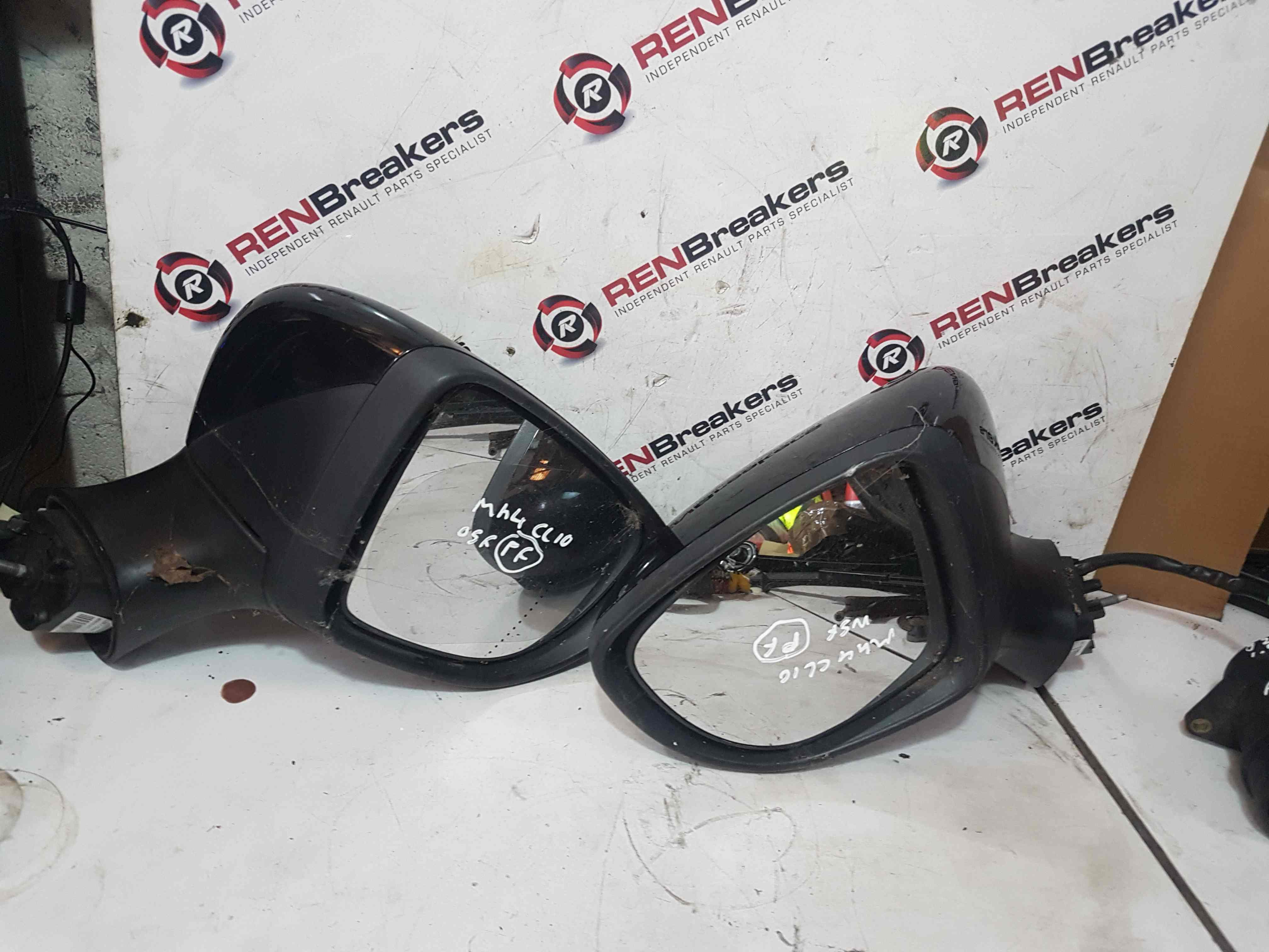 Thumb 6 Renault Clio MK4 2013-2019 Passenger Ns Os Wing Mirror Black Repeaters Folding 