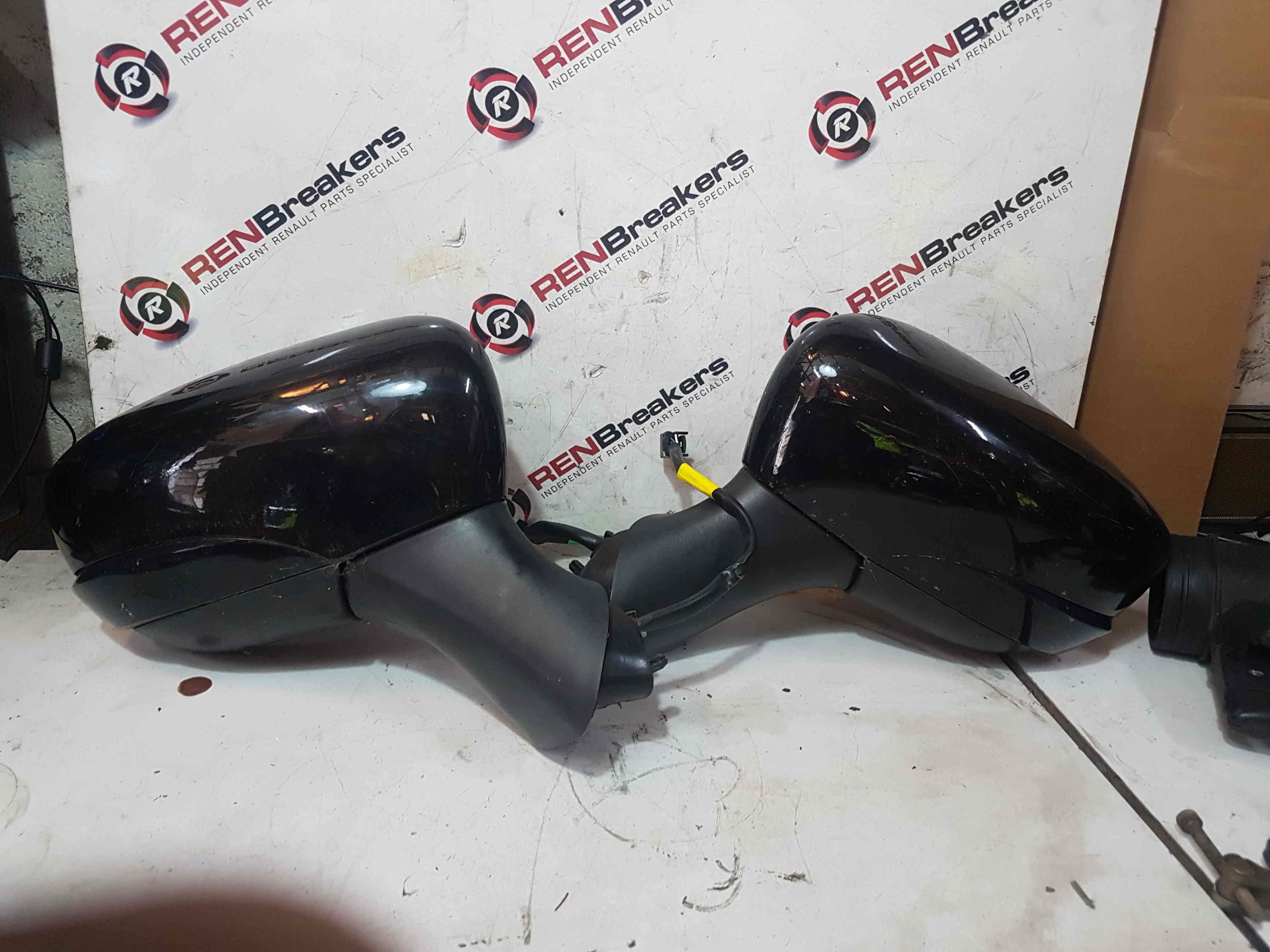 Thumb 7 Renault Clio MK4 2013-2019 Passenger Ns Os Wing Mirror Black Repeaters Folding 