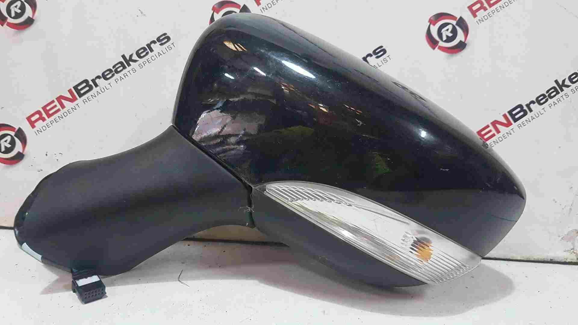 Thumb 4 Renault Clio MK4 2013-2019 Passenger Ns Wing Mirror Black Folding 963026829R