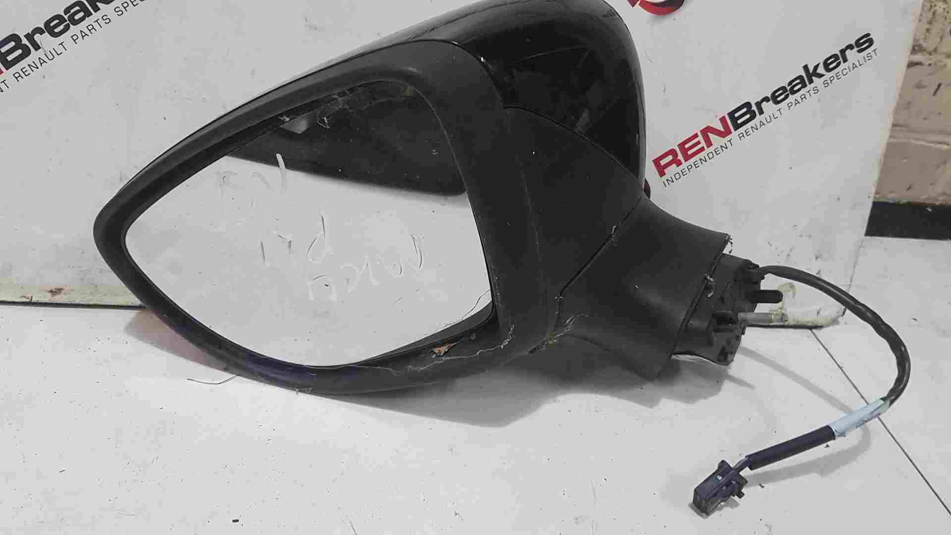 Thumb 5 Renault Clio MK4 2013-2019 Passenger Ns Wing Mirror Black Folding 963026829R