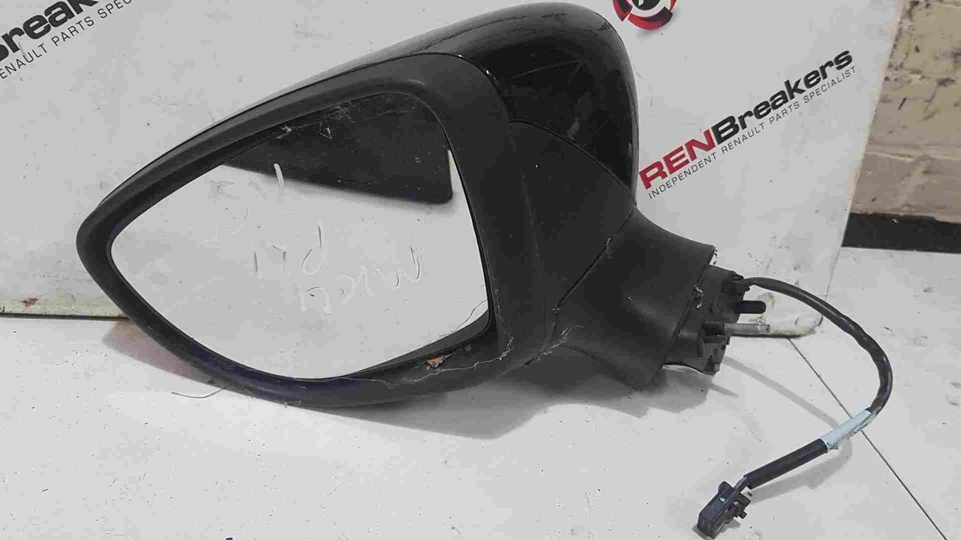 Thumb 6 Renault Clio MK4 2013-2019 Passenger Ns Wing Mirror Black Folding 963026829R