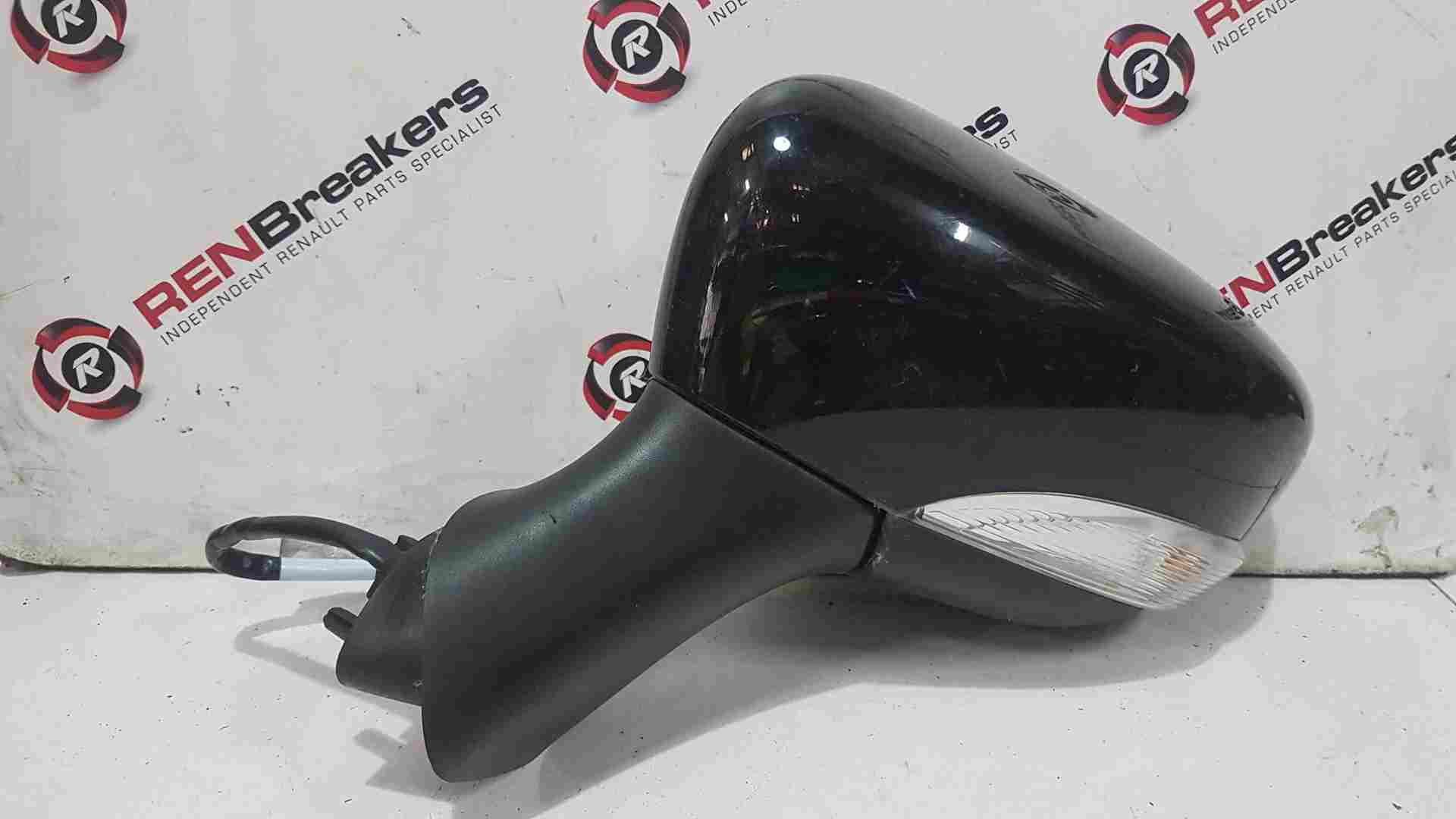 Thumb 7 Renault Clio MK4 2013-2019 Passenger Ns Wing Mirror Black Folding 963026829R