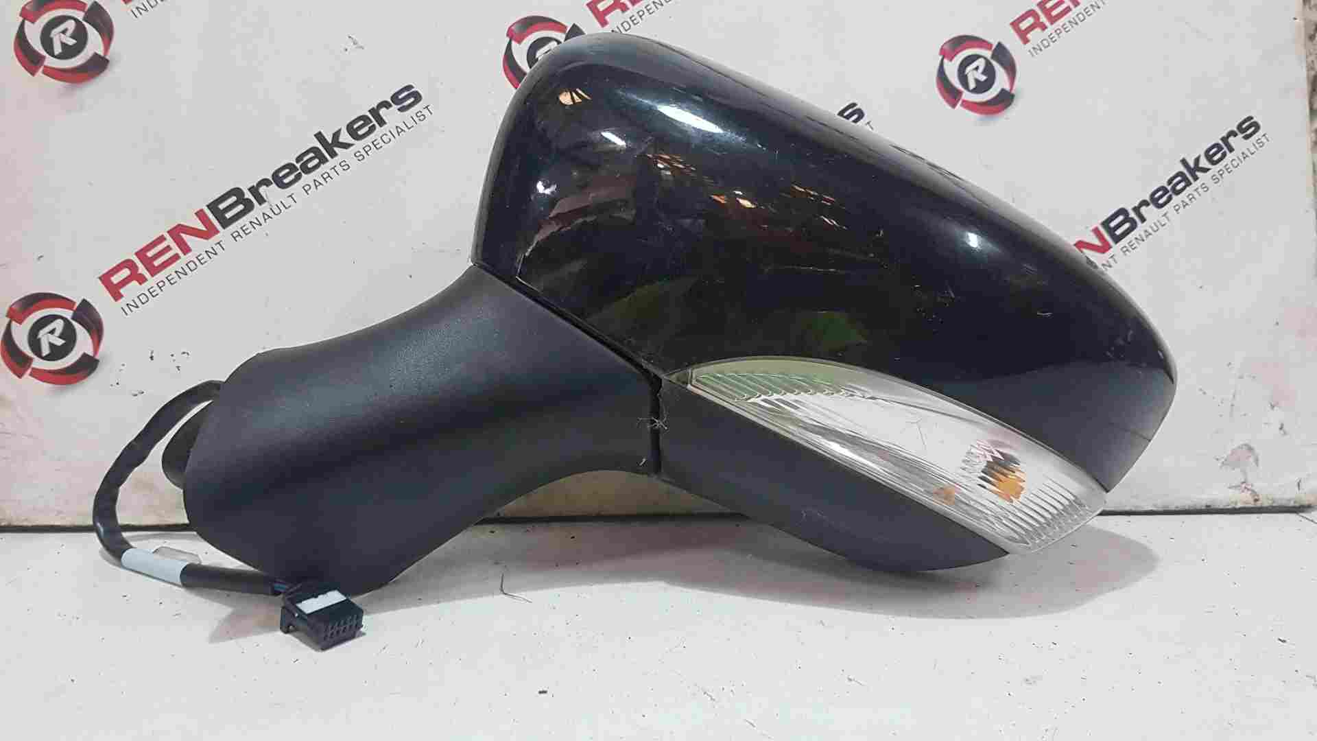 Renault Clio MK4 2013-2019 Passenger Ns Wing Mirror Black Folding 963026829R